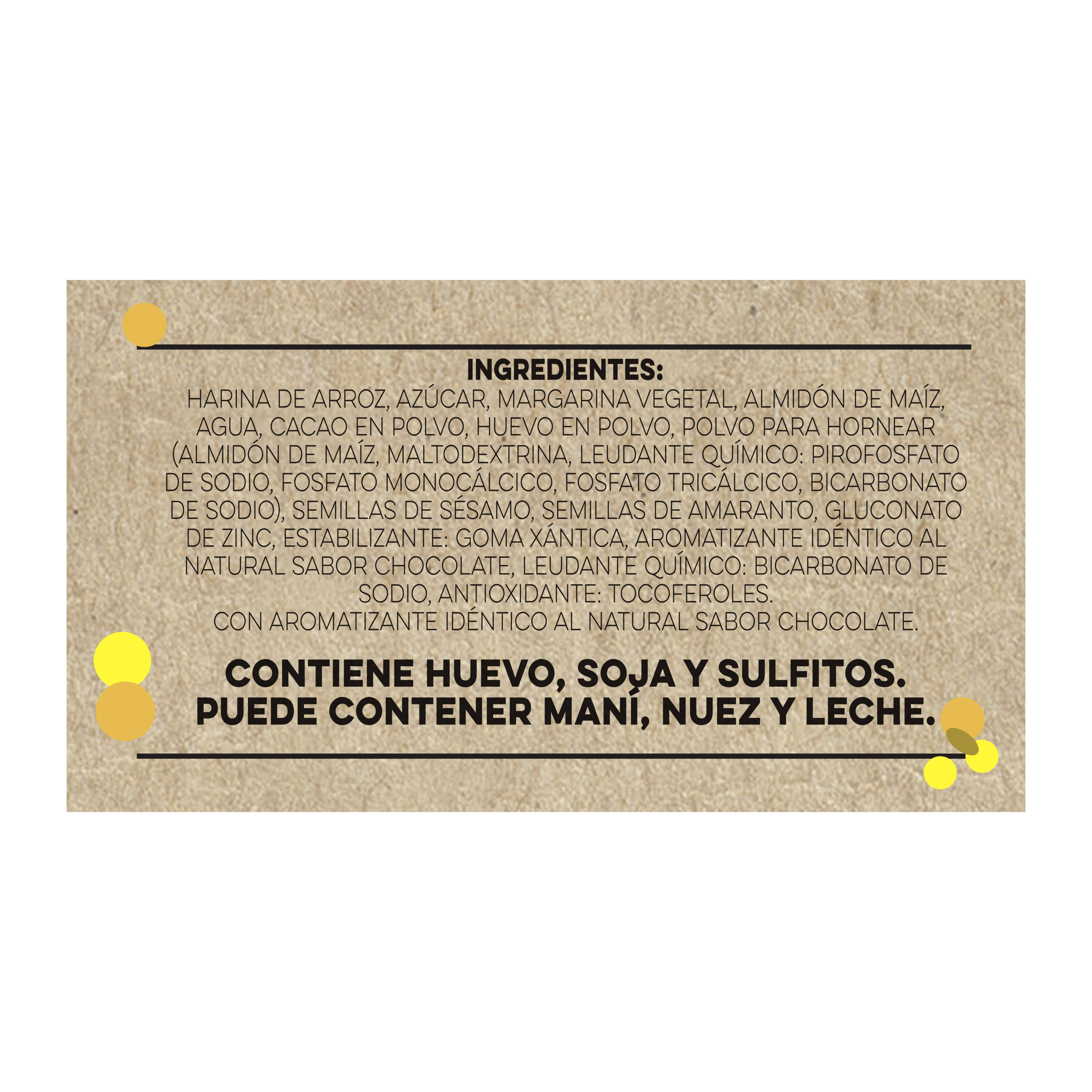 Premezcla de bizcochuelo sabor Chocolate sin TACC - Maizena