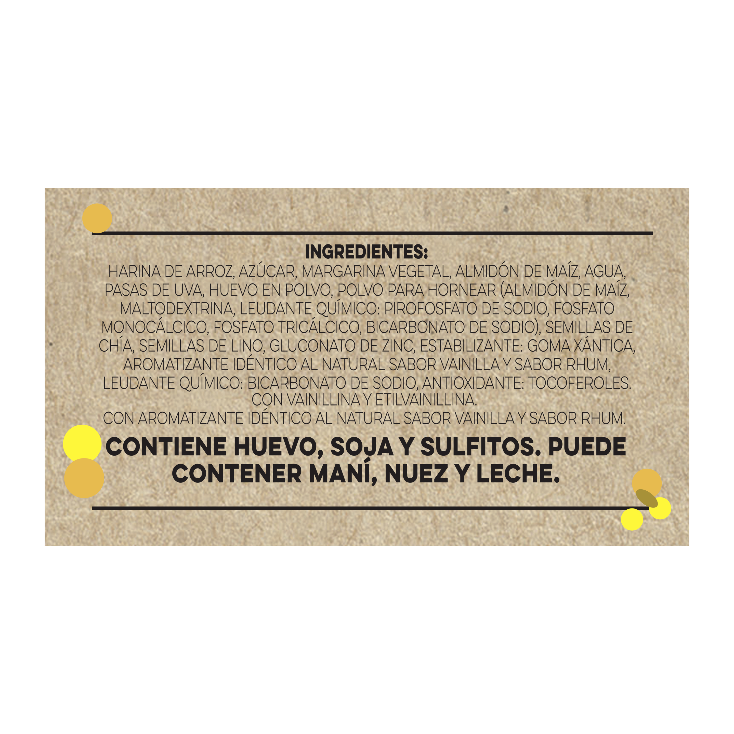 Premezcla de bizcochuelo sabor Chocolate sin TACC - Maizena