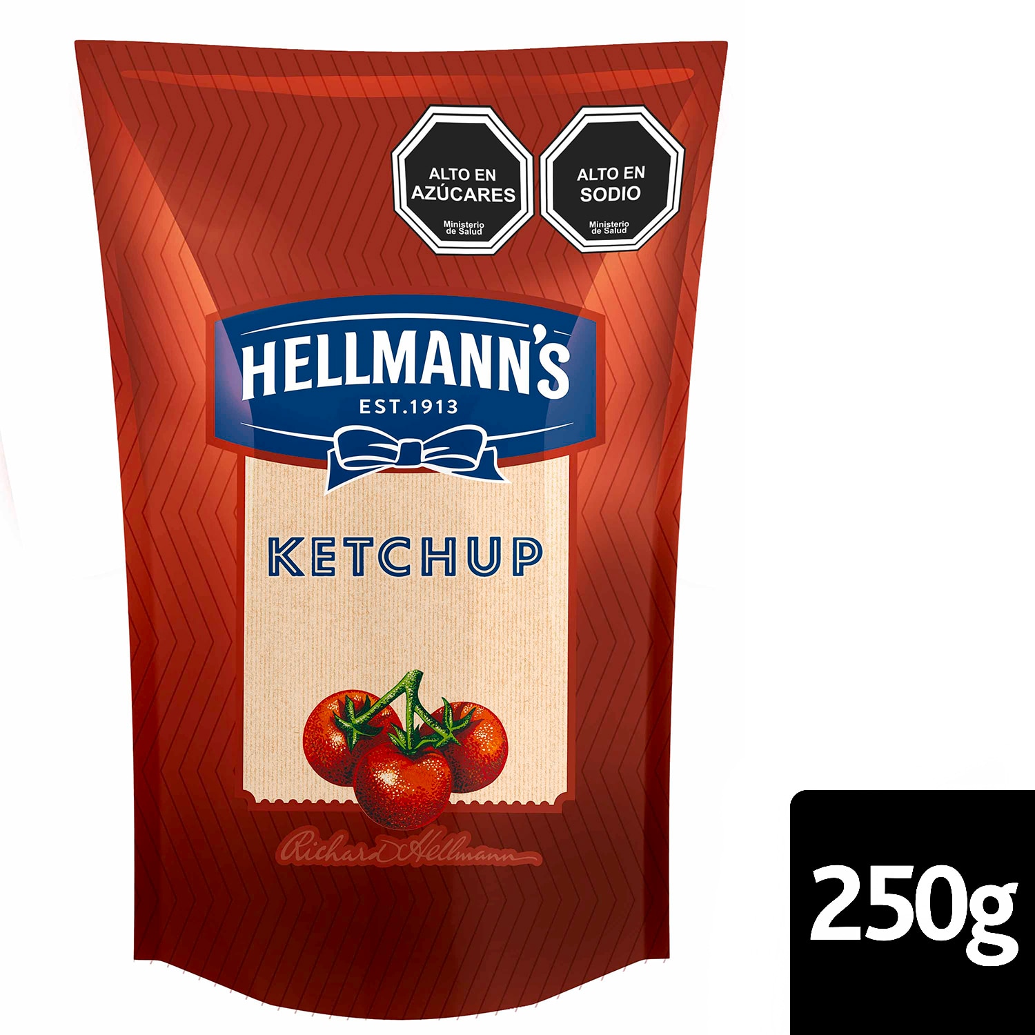 Imagen de envase de Ketchup Hellmann's Doypack