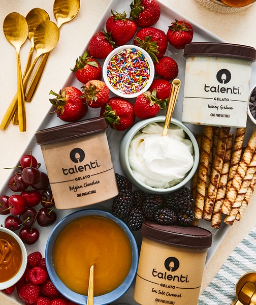 Gelato Dessert Board