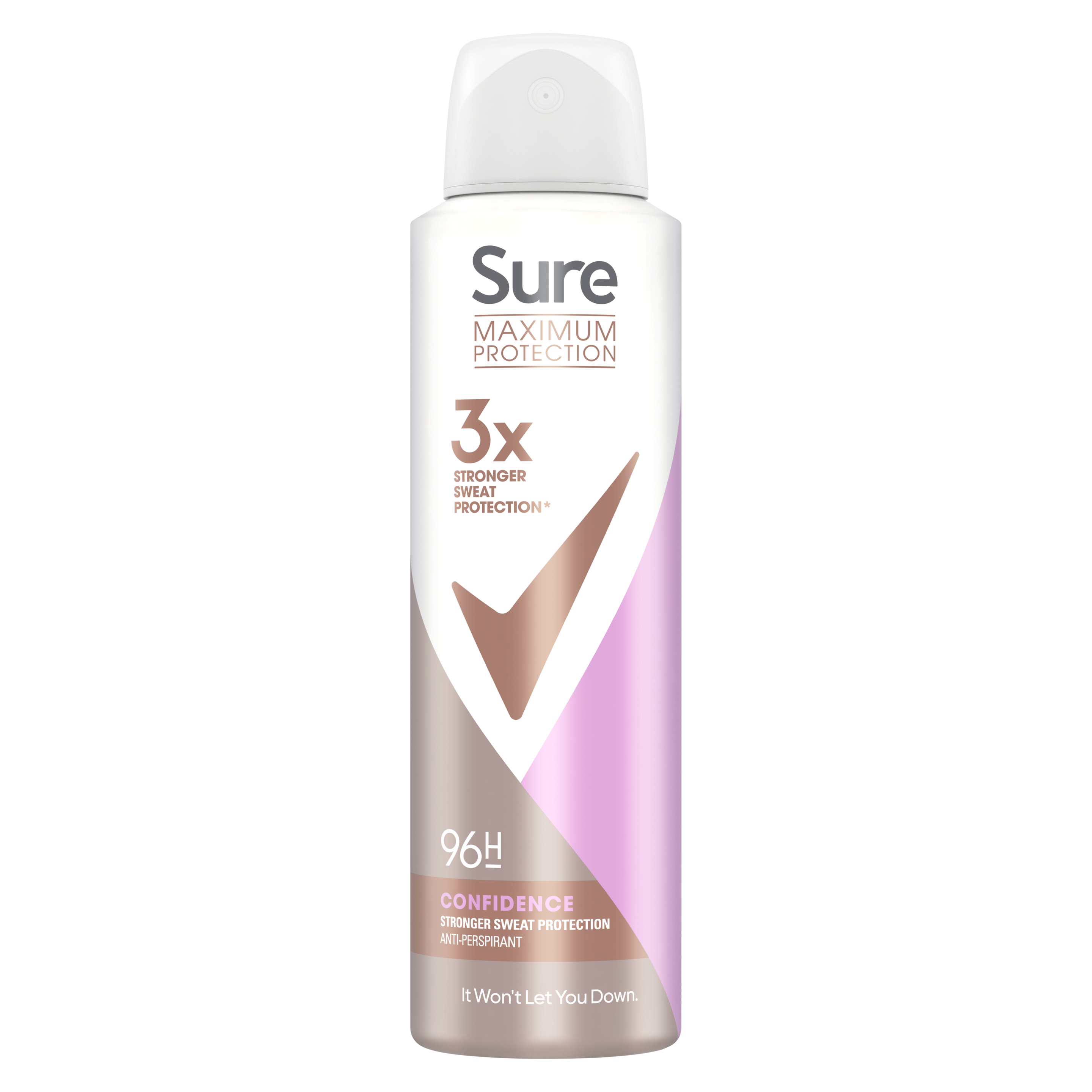 Confidence Maximum Protection Spray Front of pack shot
