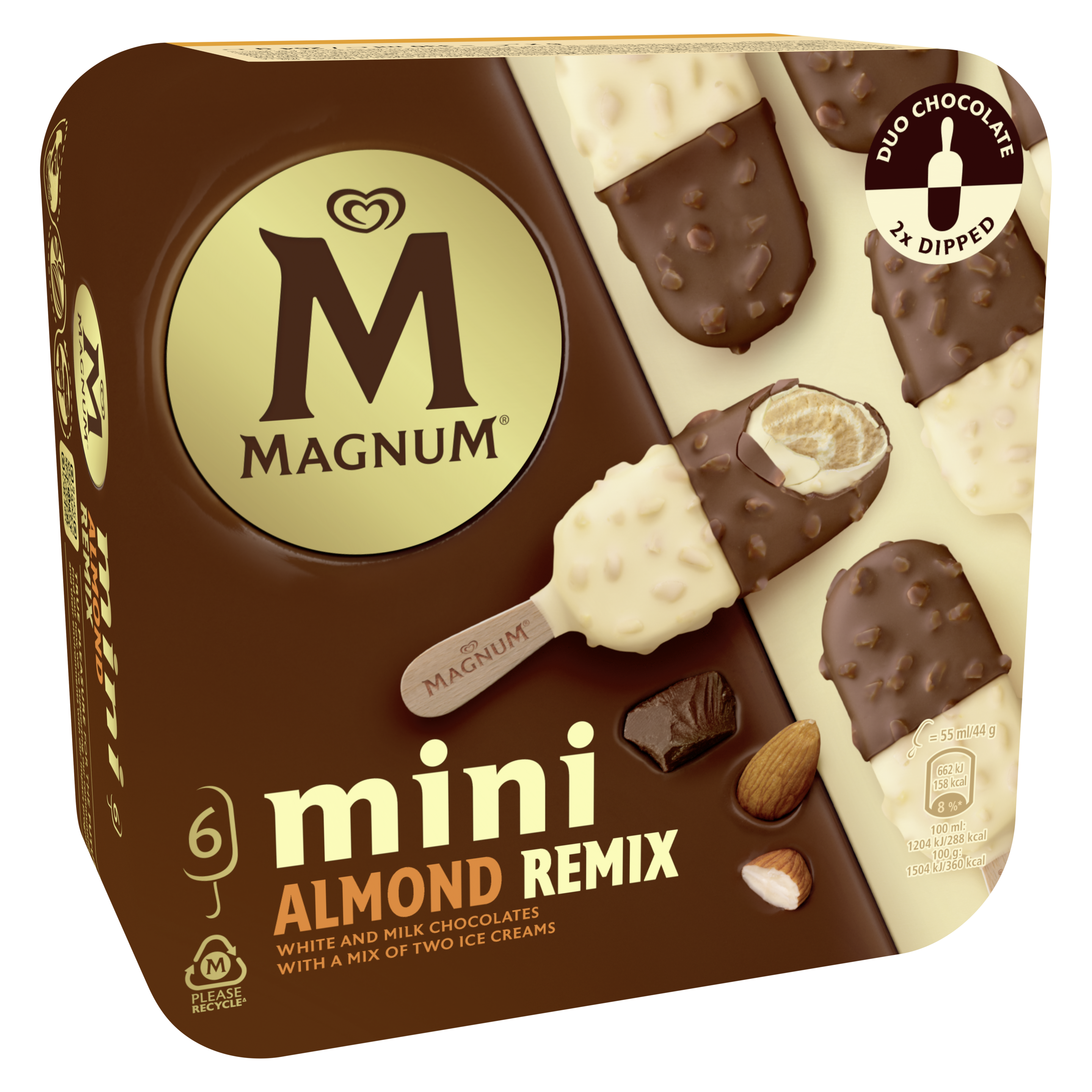 Magnum Mini Almond Remix 6x55 ml