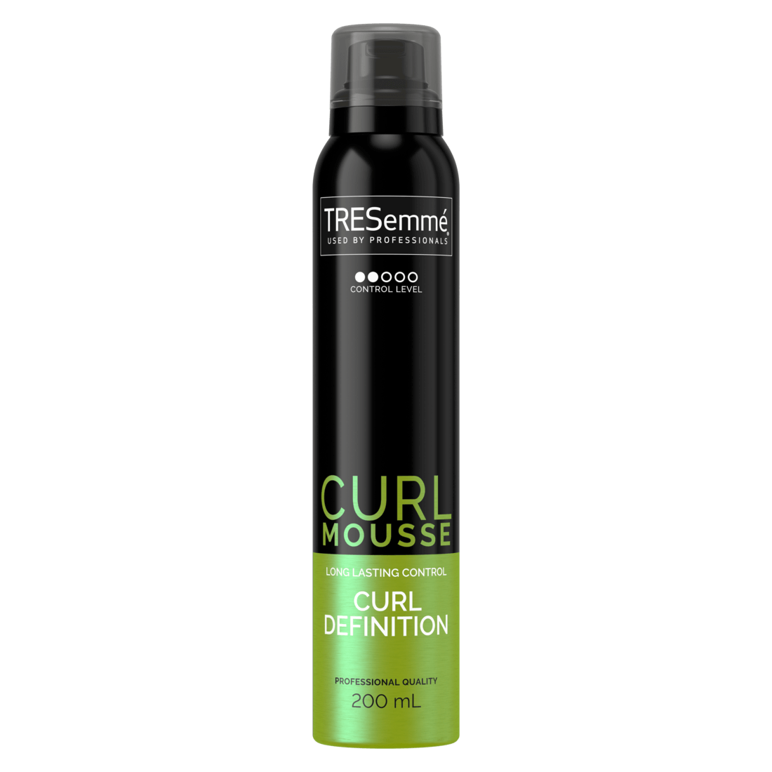 A 200ml bottle of TRESemme Curl Mousse Front of Pack