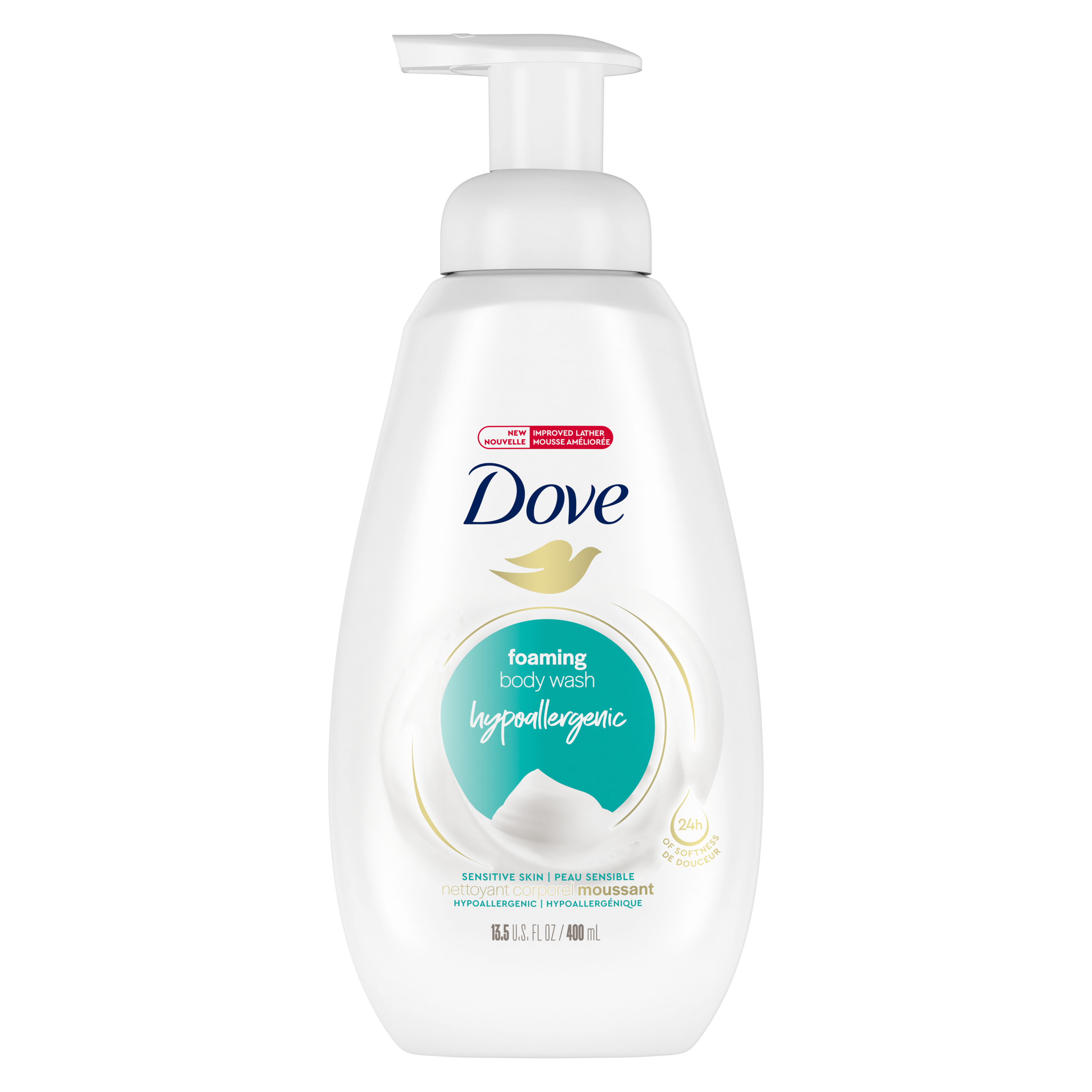 Instant Foaming Body Wash Sensitive Skin by Dove