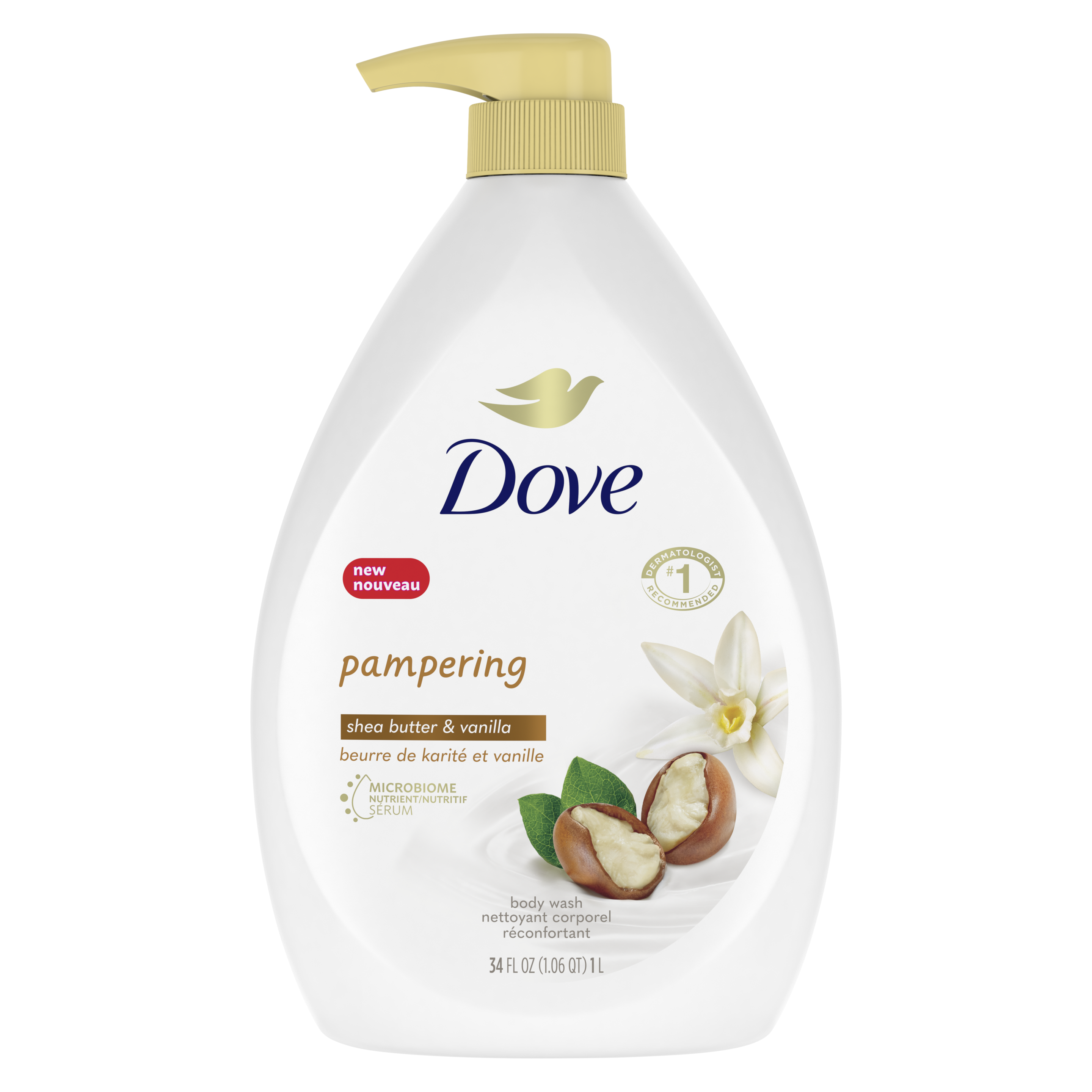 Dove Purely Pampering Shea Butter with Warm Vanilla Body Wash 34 oz