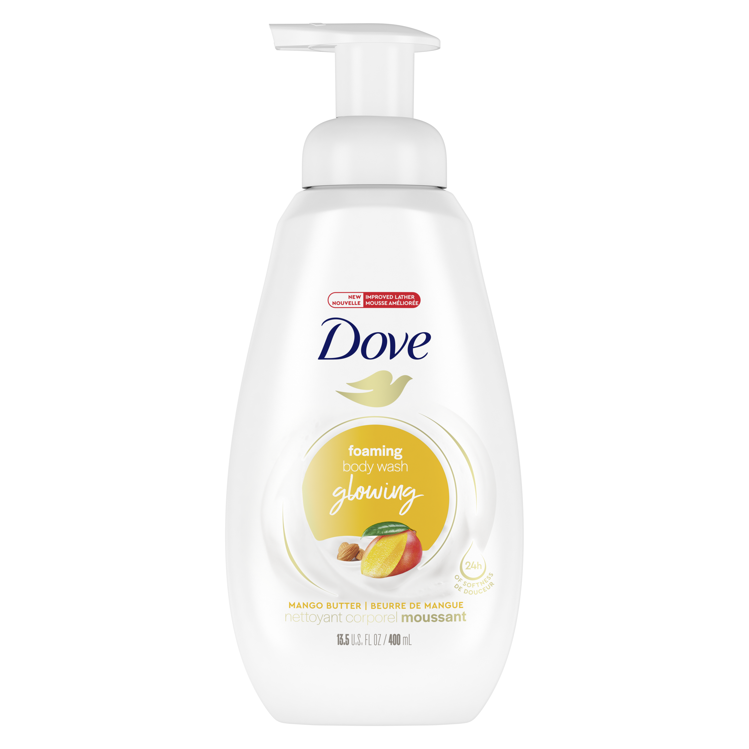 Dove Instant Foaming Body Wash Glowing Mango Butter