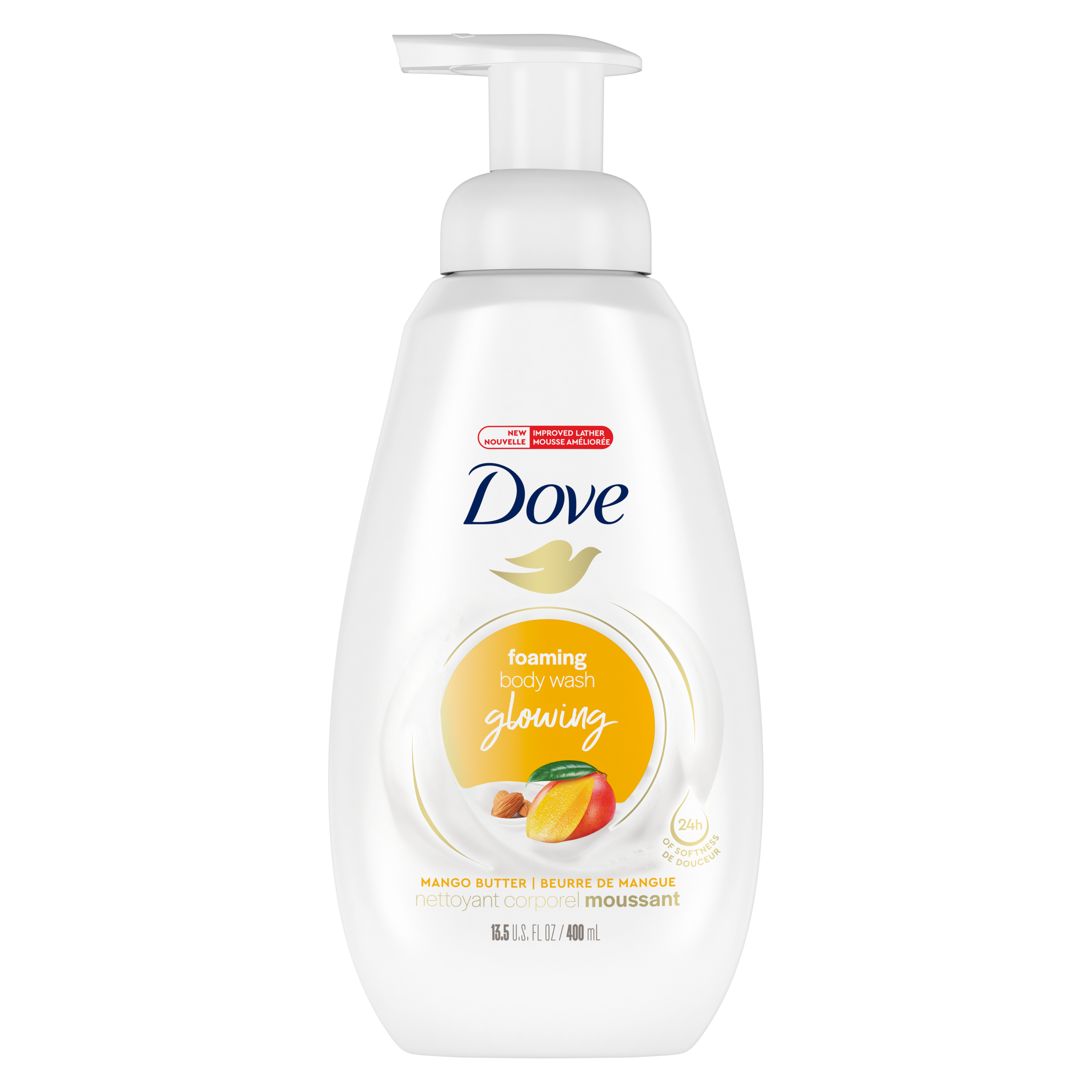 Instant Foaming Body Wash Glowing Mango Butter by Dove