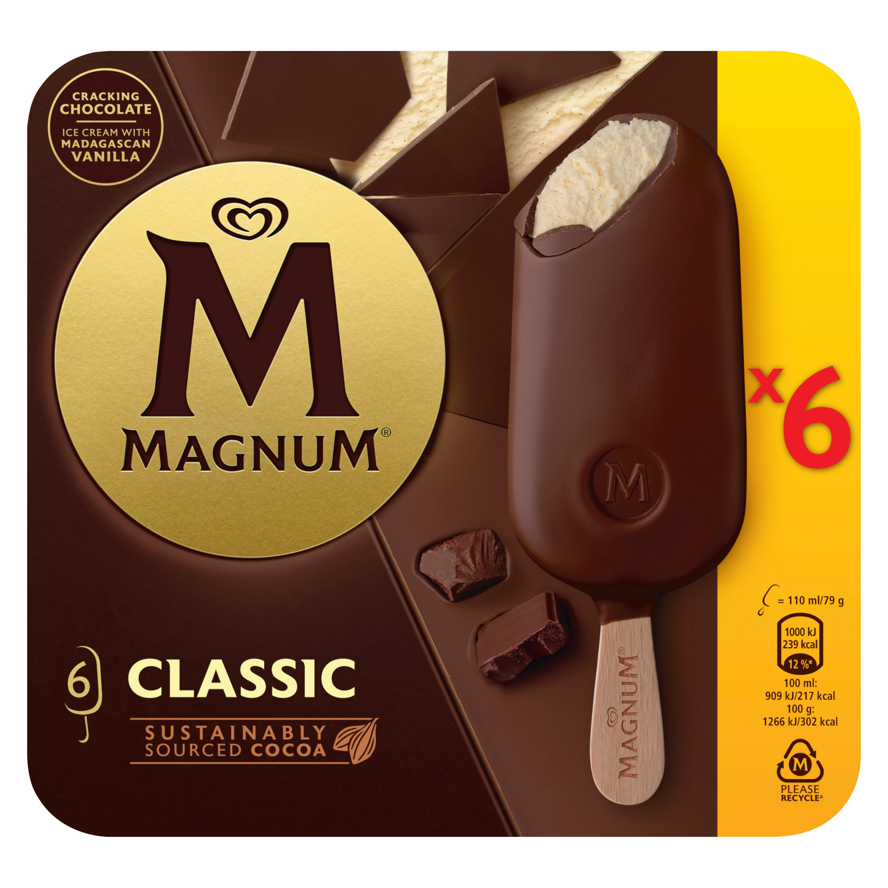 Magnum Classic 6 x 110 ml