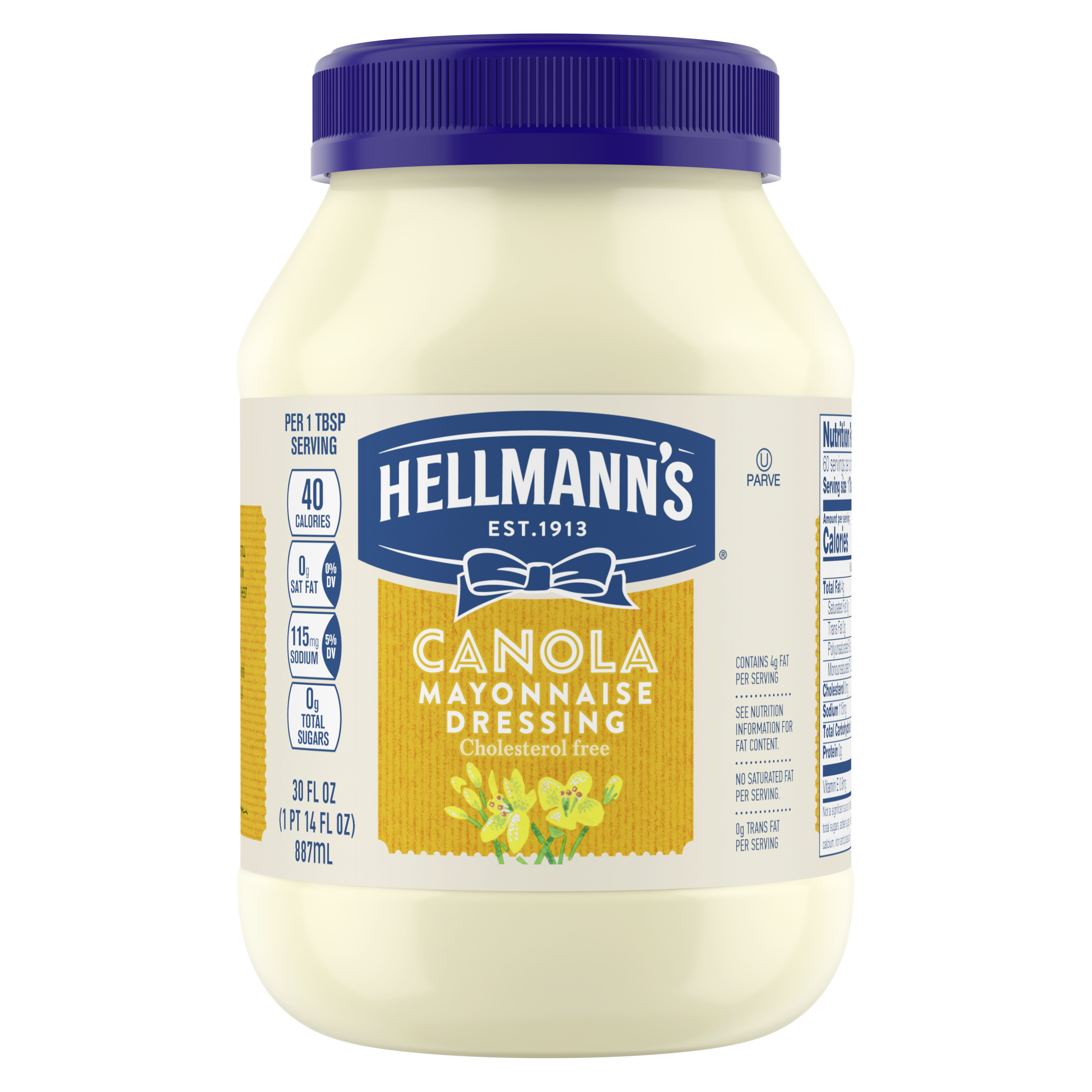 Hellmann's Canola Cholesterol Free Mayonnaise Dressing