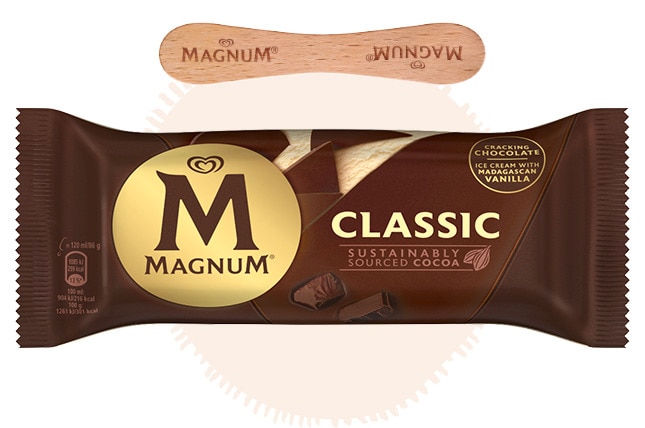 Custom Packaging Design for Magnum Ice Cream