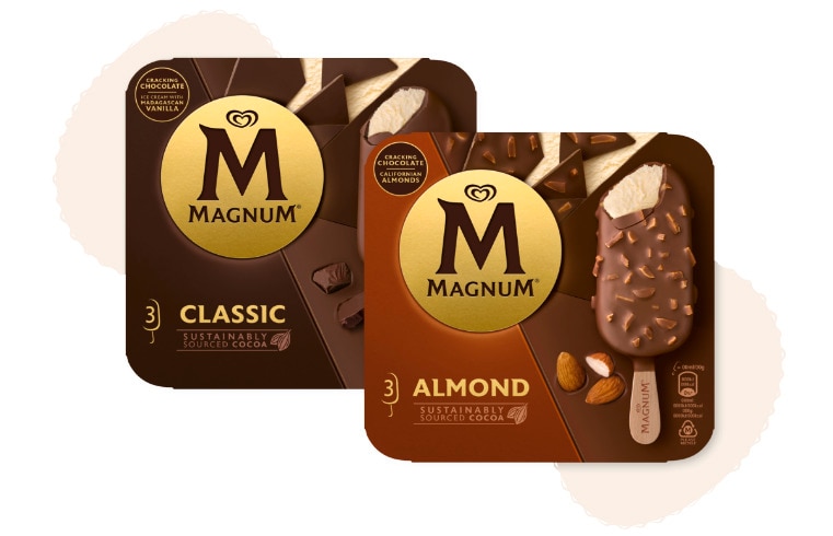 Custom Packaging Design for Magnum Ice Cream