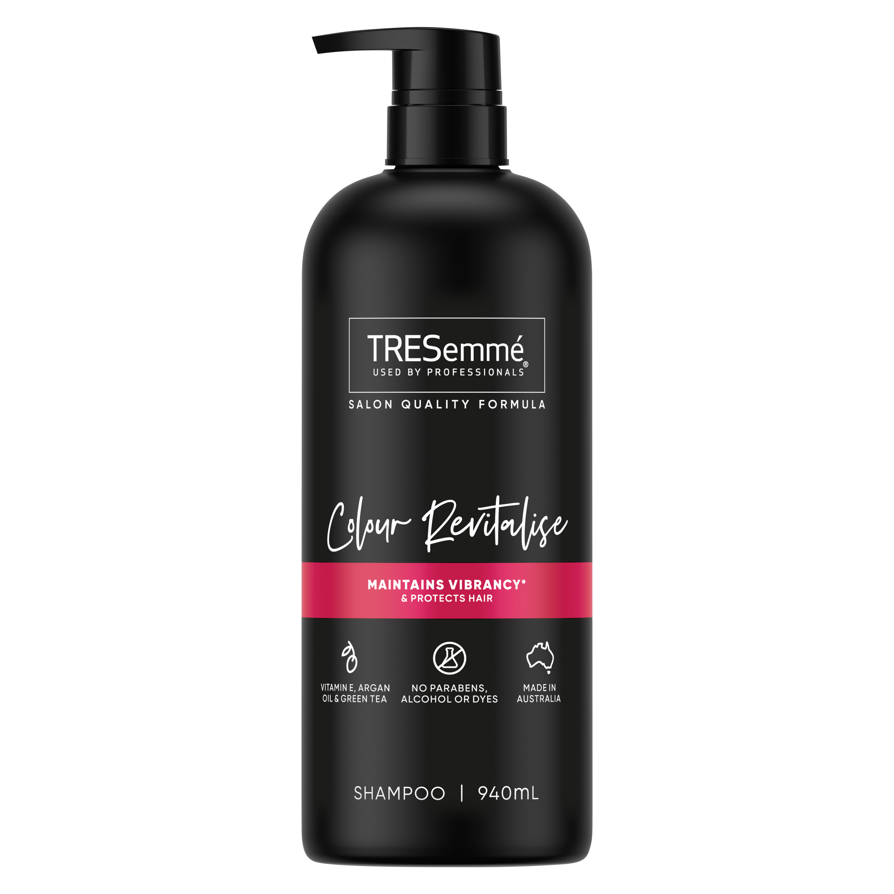 A 940ml bottle of TRESemmé Colour Revitalise Shampoo