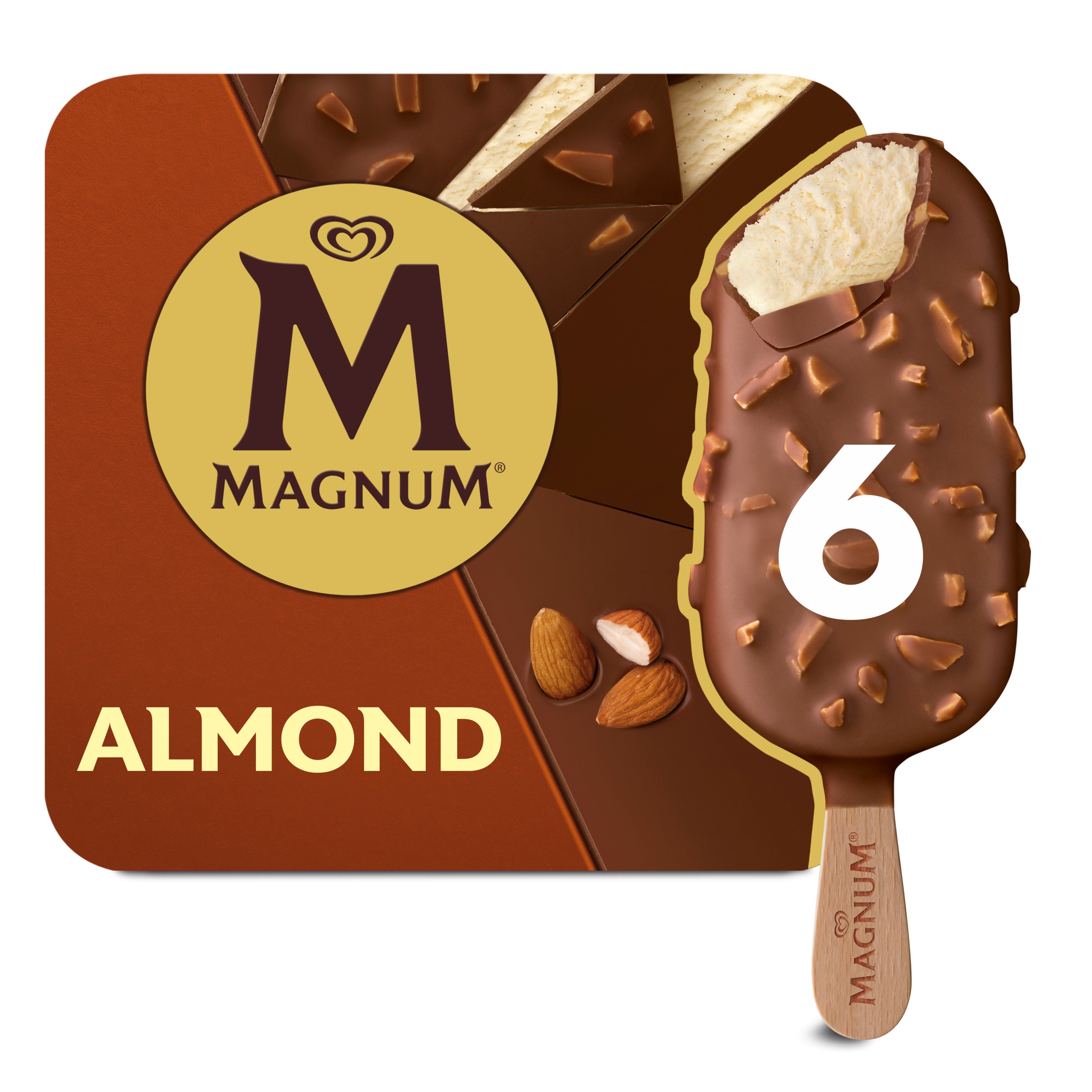 Magnum Almond 6 x 110 ml
