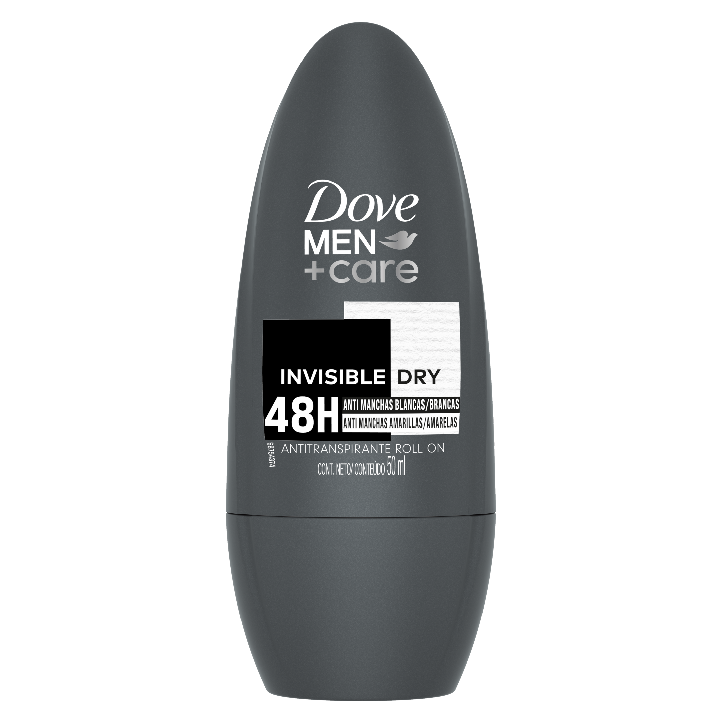 Dove Men+Care Antitranspirante Invisible Dry Roll On 50ml