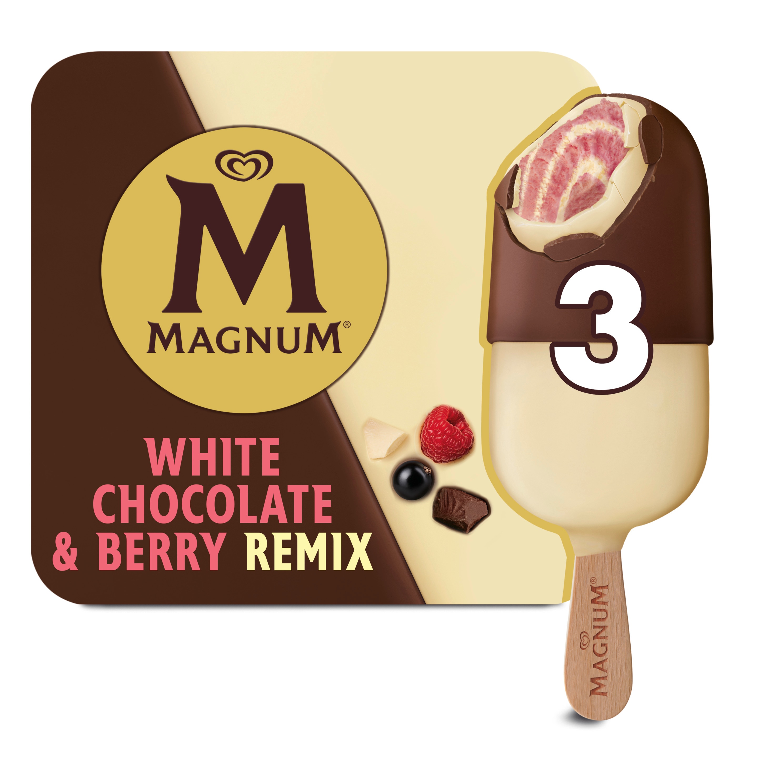Magnum White Chocolate & Berry Remix x3