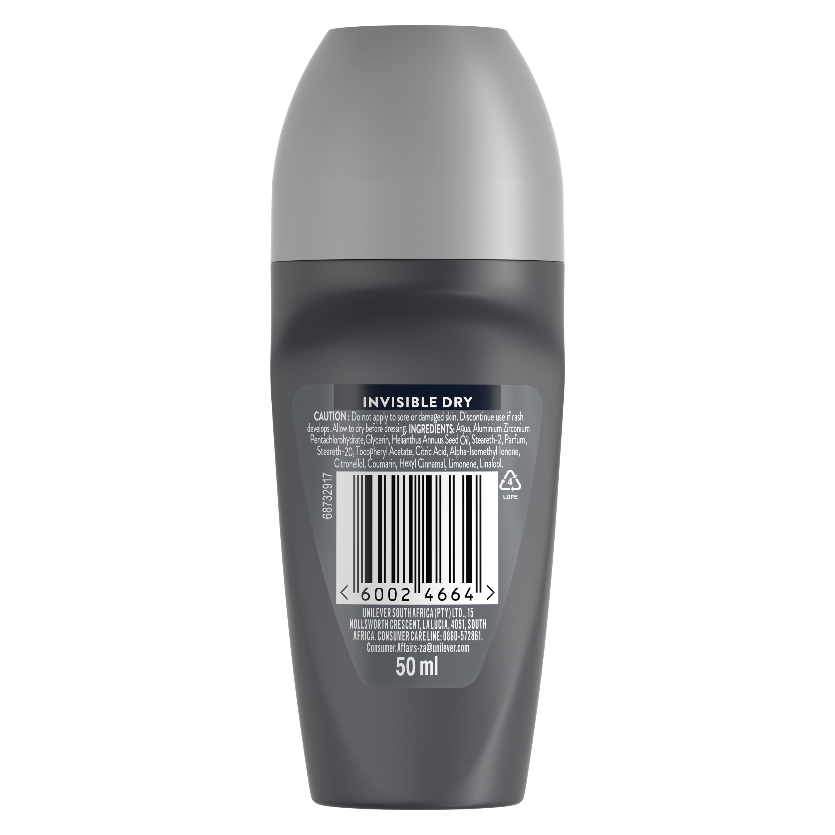 Dove Men+Care Invisible Dry Roll-on Anti-Perspirant Deodorant