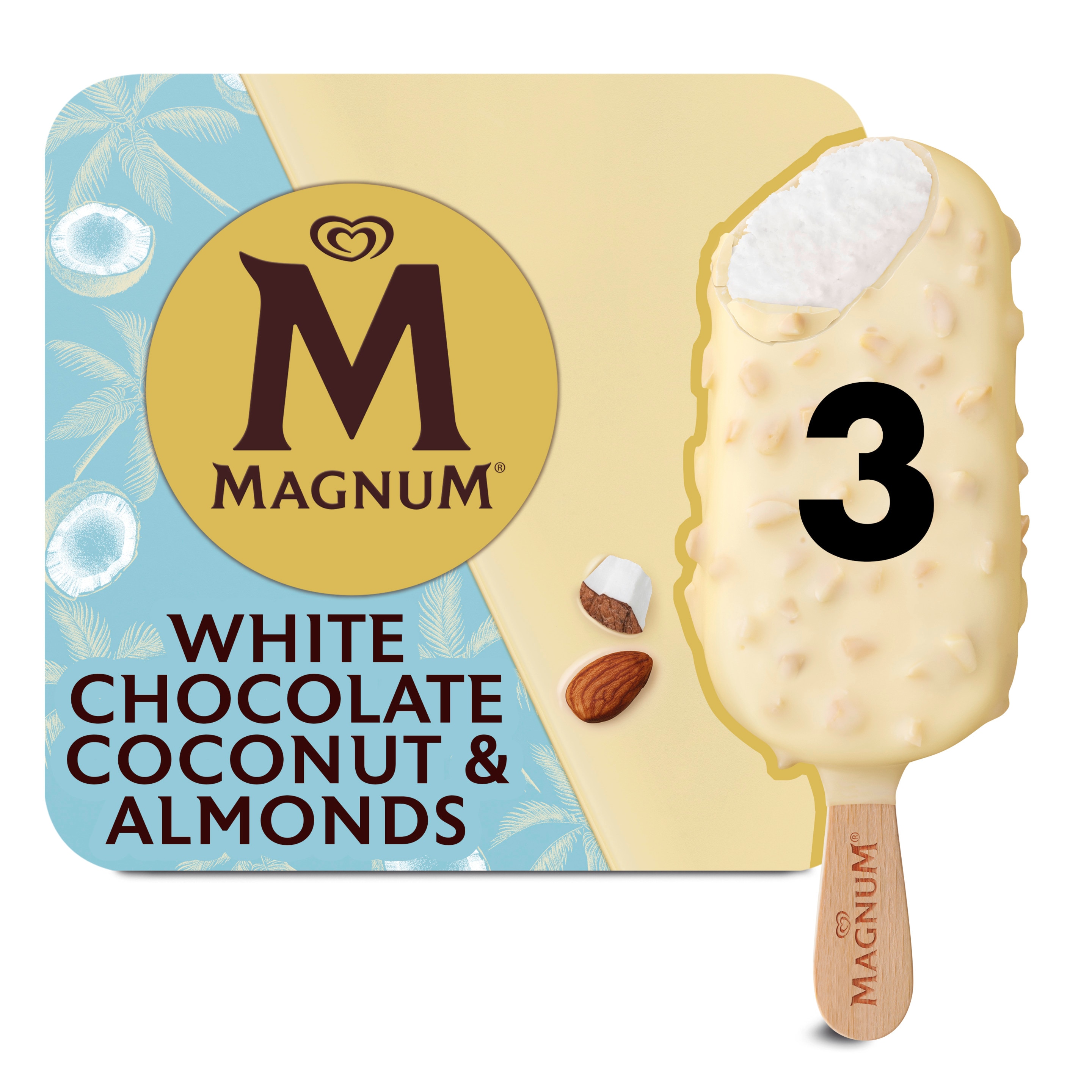 Magnum Collection White Chocolate Coconut 3 x 90 ml
