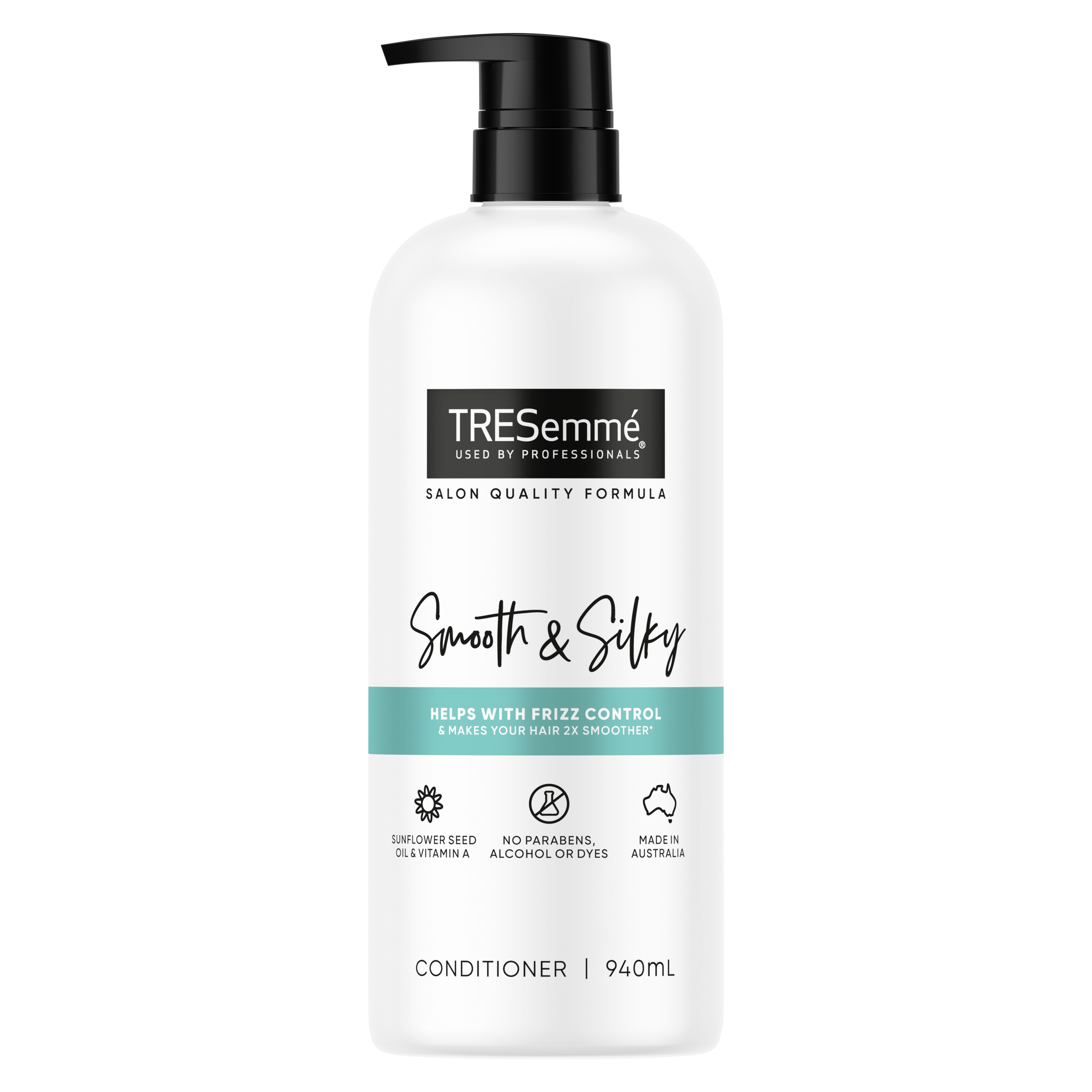 A 940ml bottle of TRESemmé Smooth & Silky Conditioner