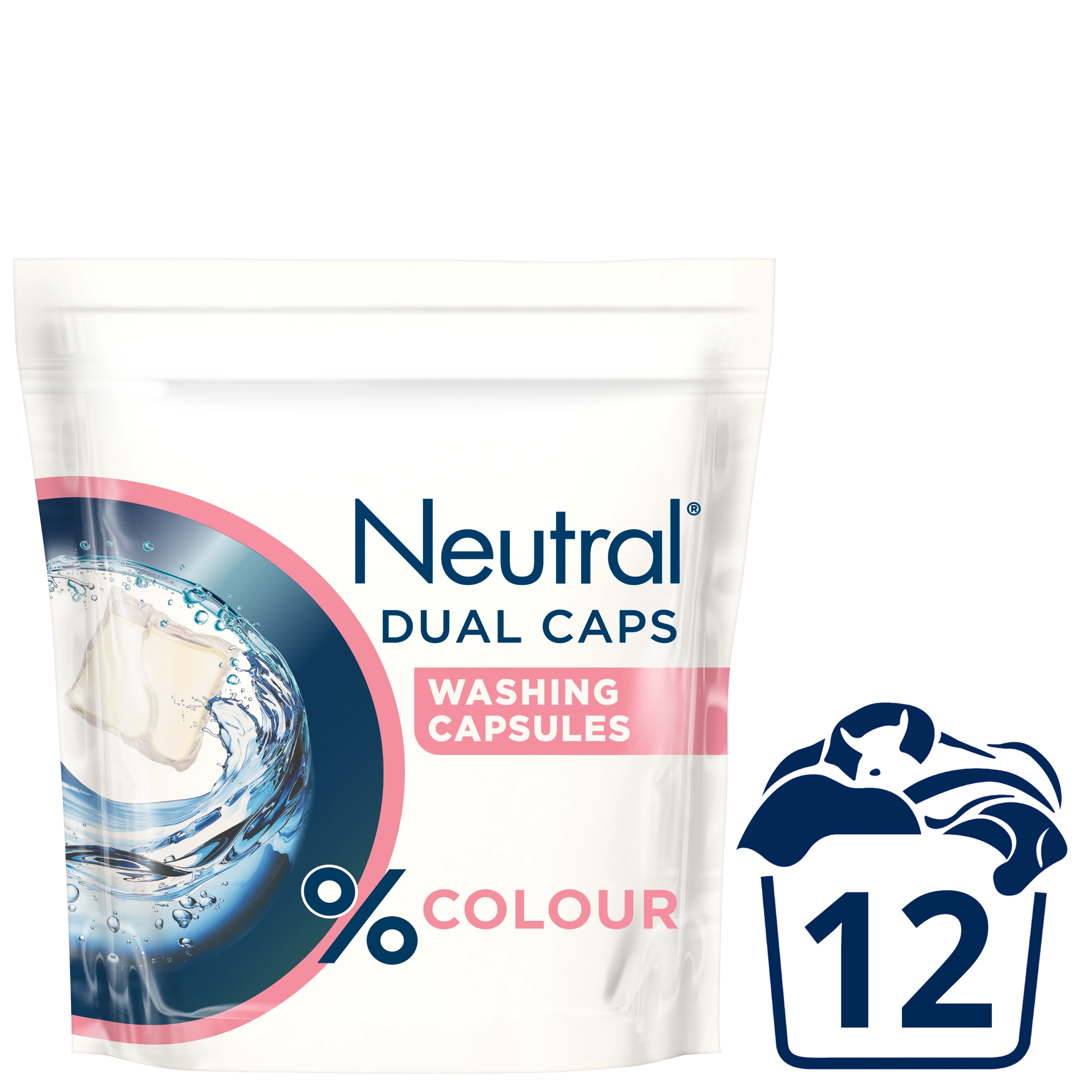 Neutral Duo Caps Kulört Tvättkapslar