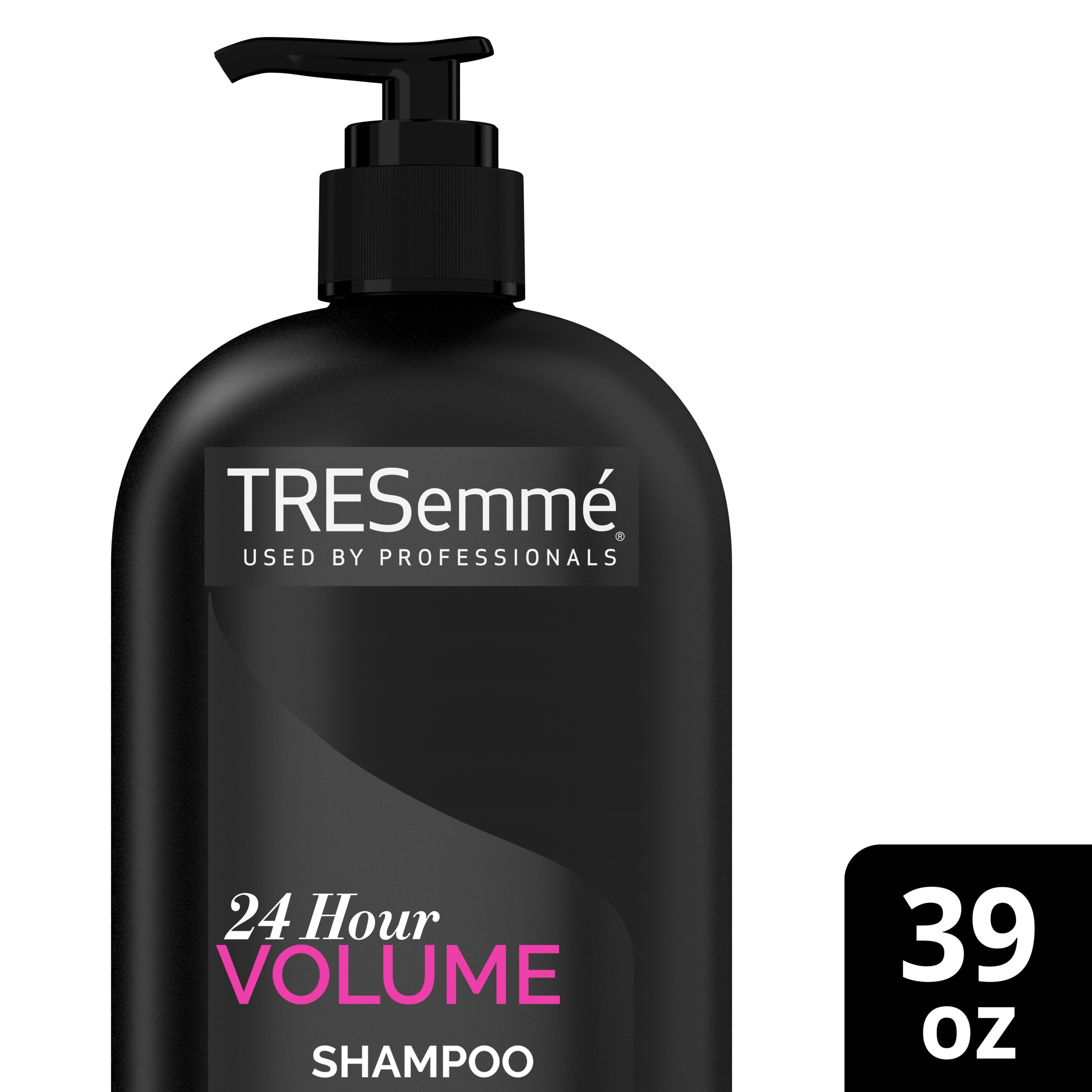 Image de l'avant de la bouteille de TRESemmé®24 Hour Volume Shampoo de 1.15 L