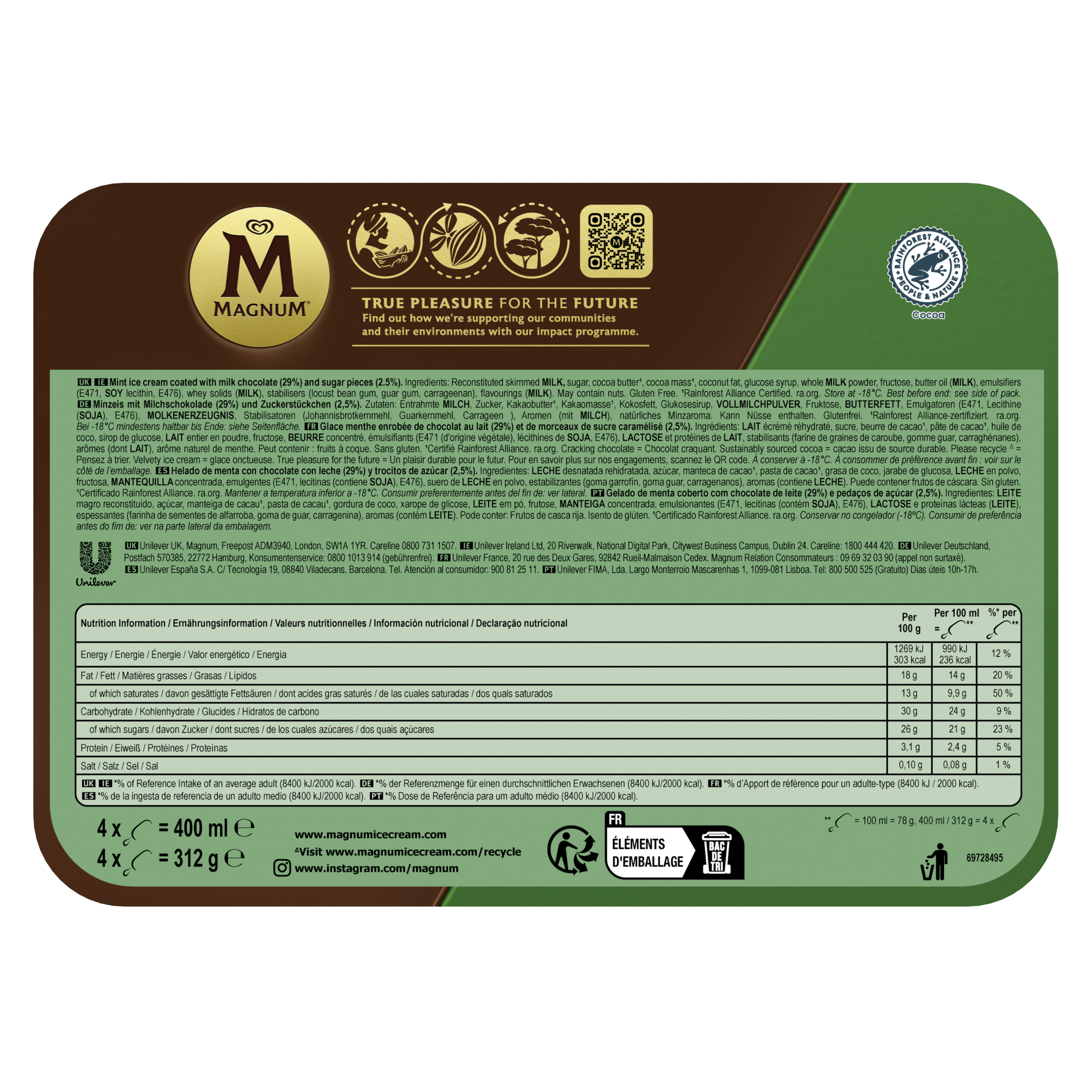 Magnum Bâtonnet  Menthe