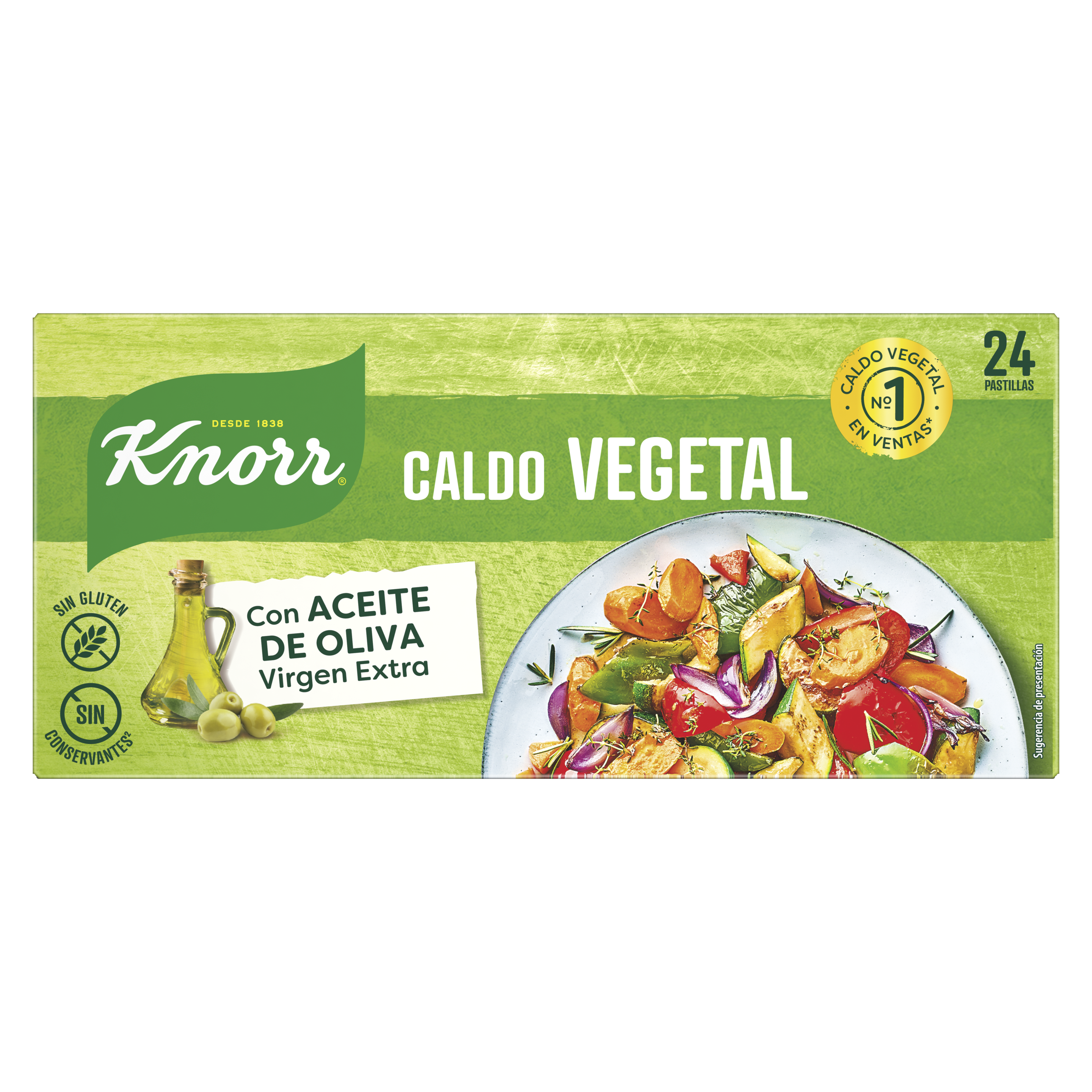Caldo Vegetal 24 pastillas