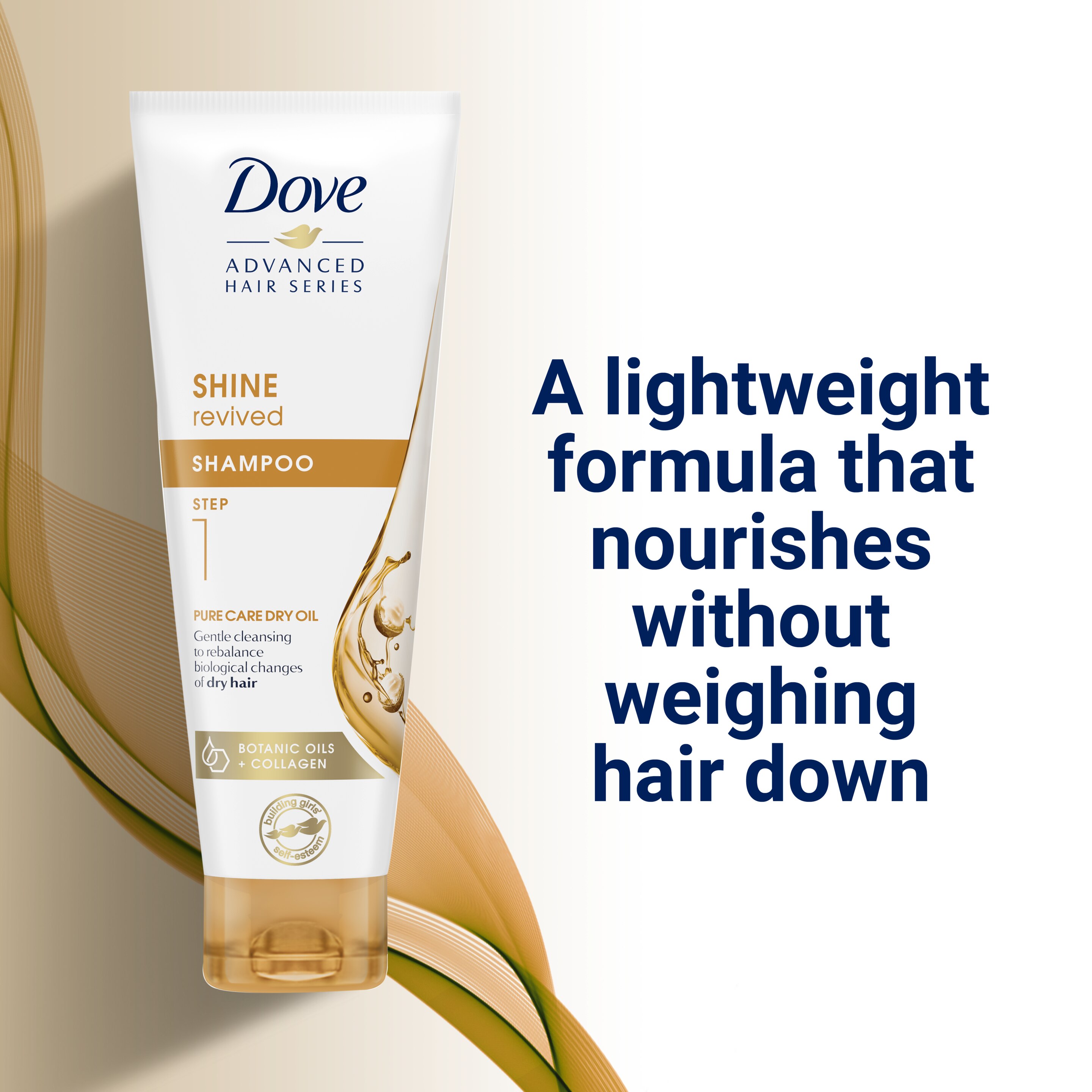 Dove Advanced Hair Series Pure Care Dry Oil Shampoo packshot