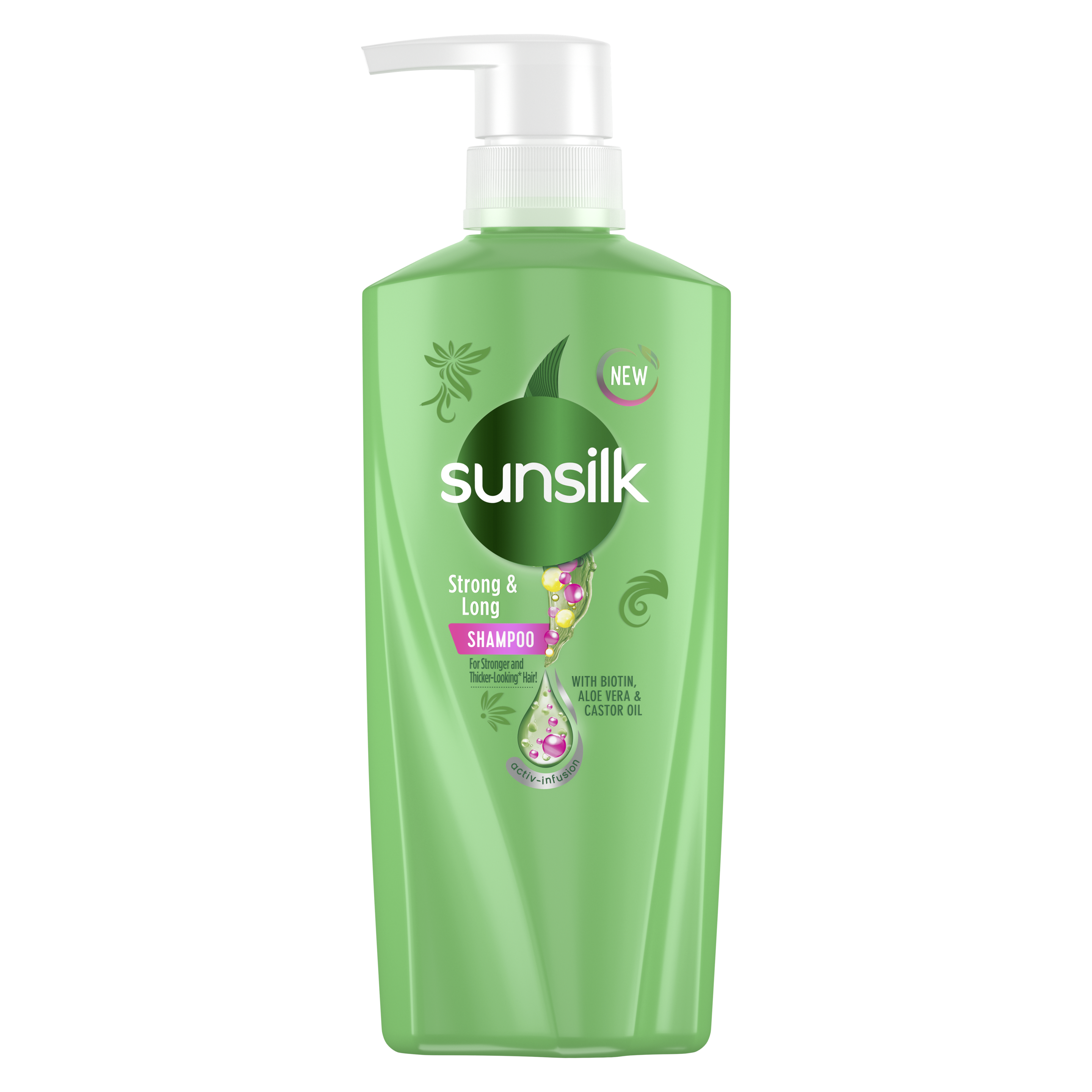 New Sunsilk Green Strong & Long 485ML