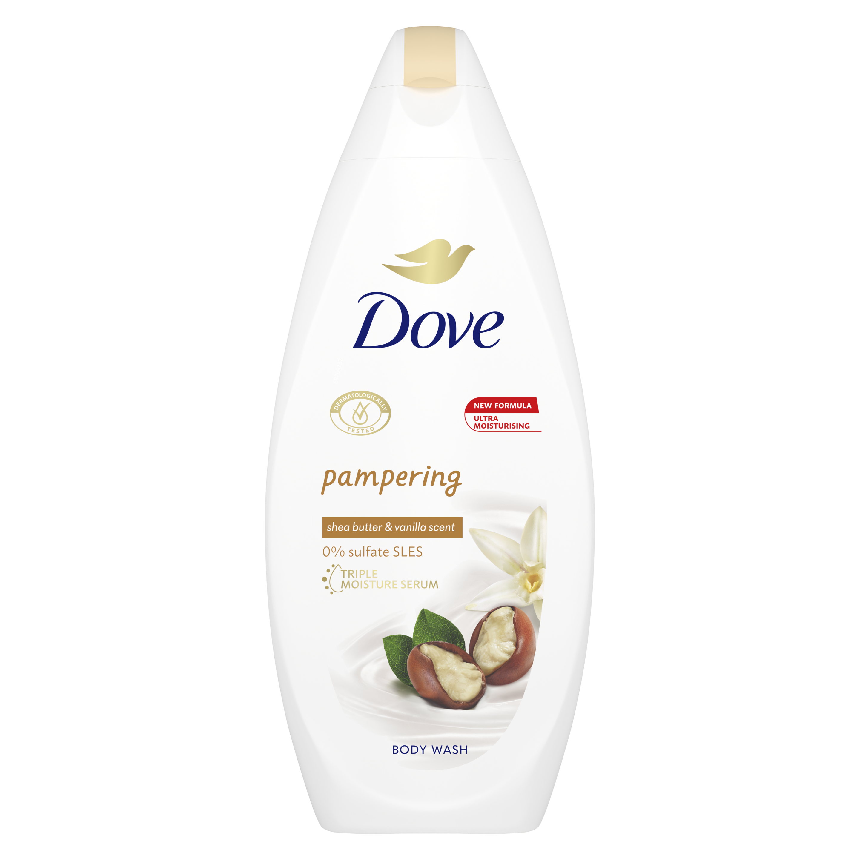 Dove Pampering Body Wash with Shea Butter and Warm Vanilla 225ml