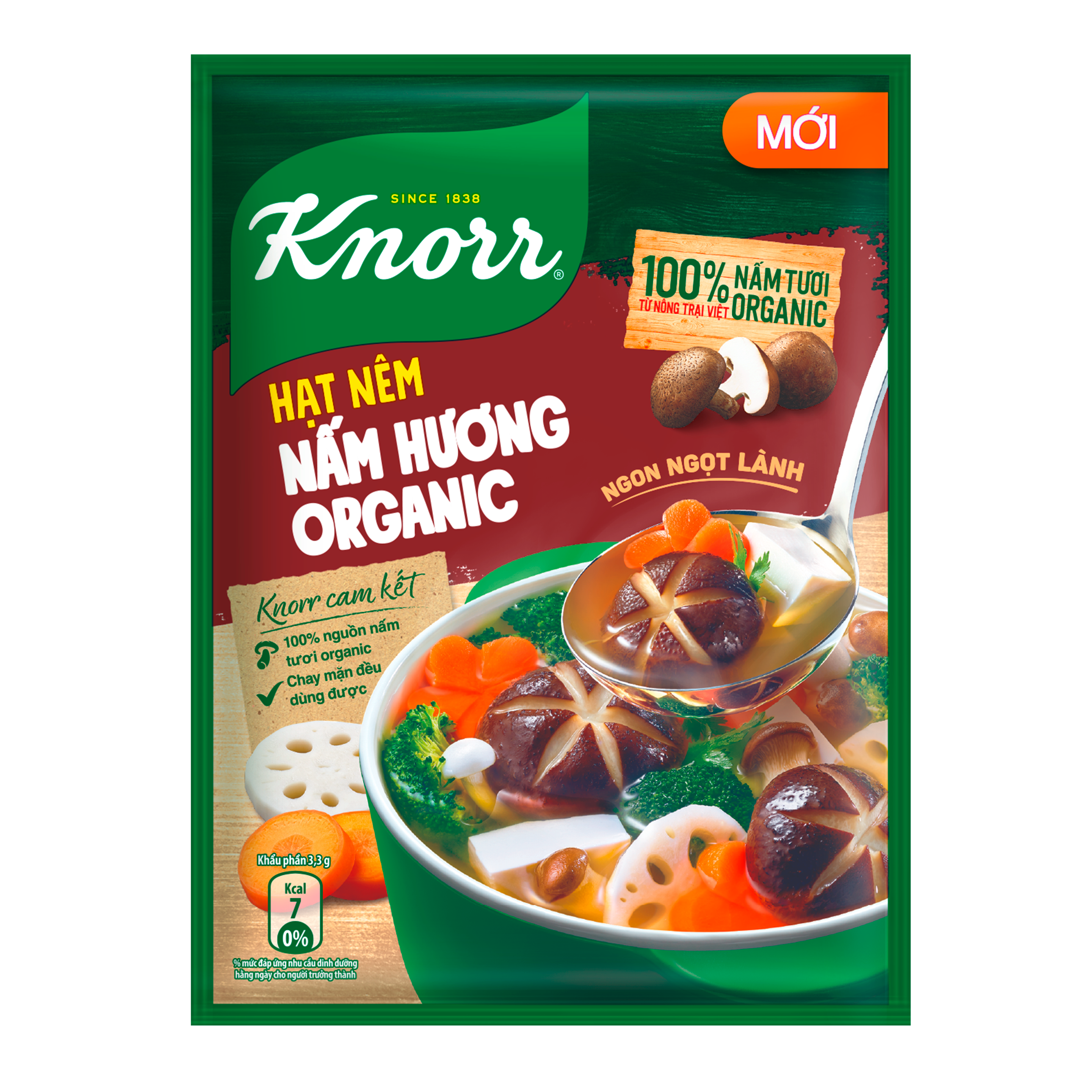 Hat nem Knorr nam huong organic 50g