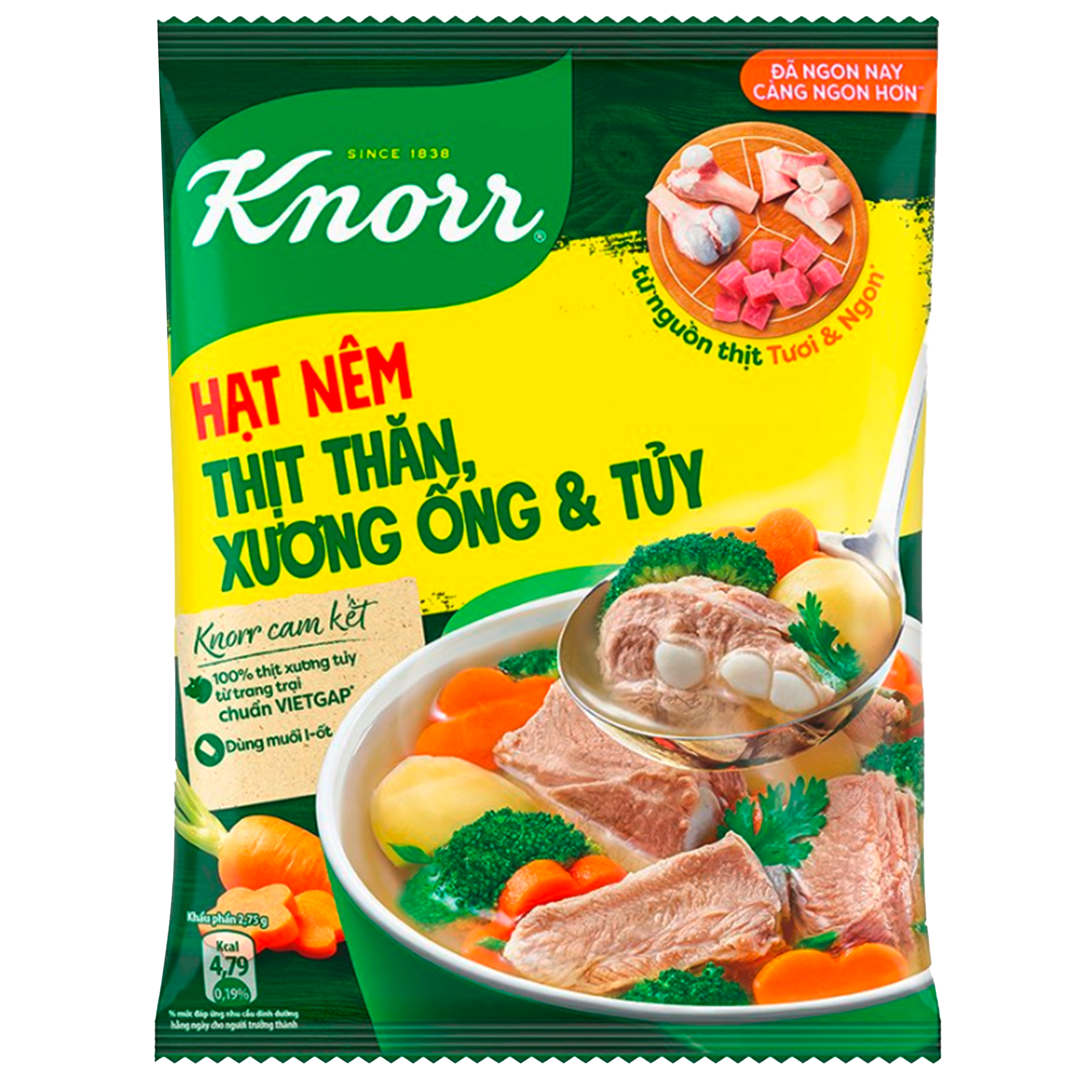 Hạt nêm Knorr Thịt Thăn, Xương Ống & Tủy