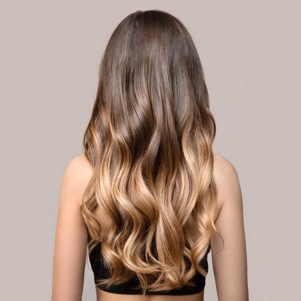 Ash-caramel Ombre