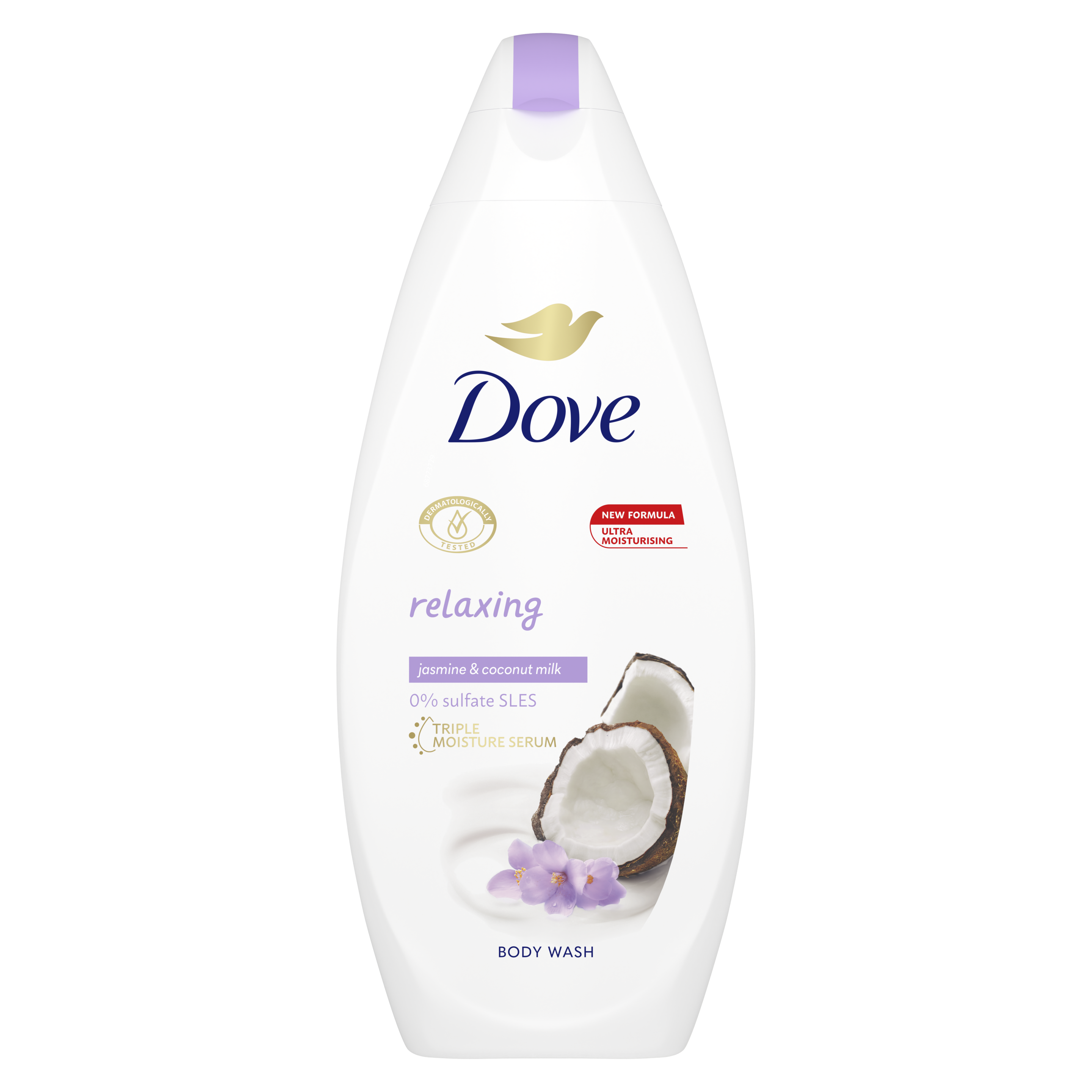Dove Relaxing Body Wash Jasmine Petals and Coconut Milk 225ml