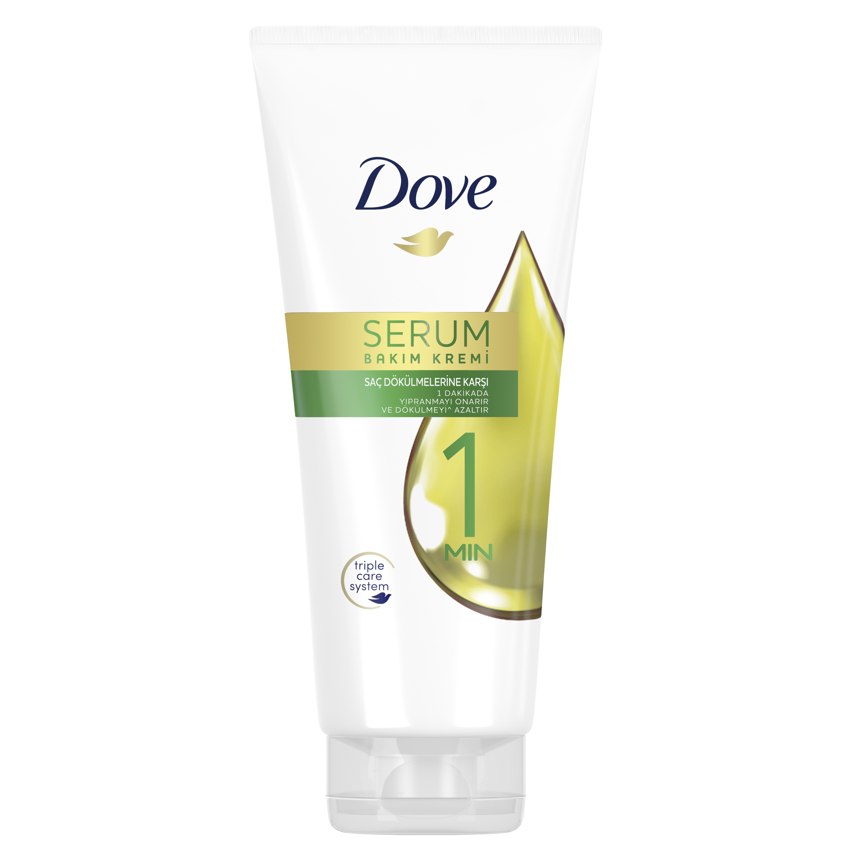 DOVE 1 Minute Serum Saç Bakım Kremi  Saç Dökülmelerine Karşı  170 ml