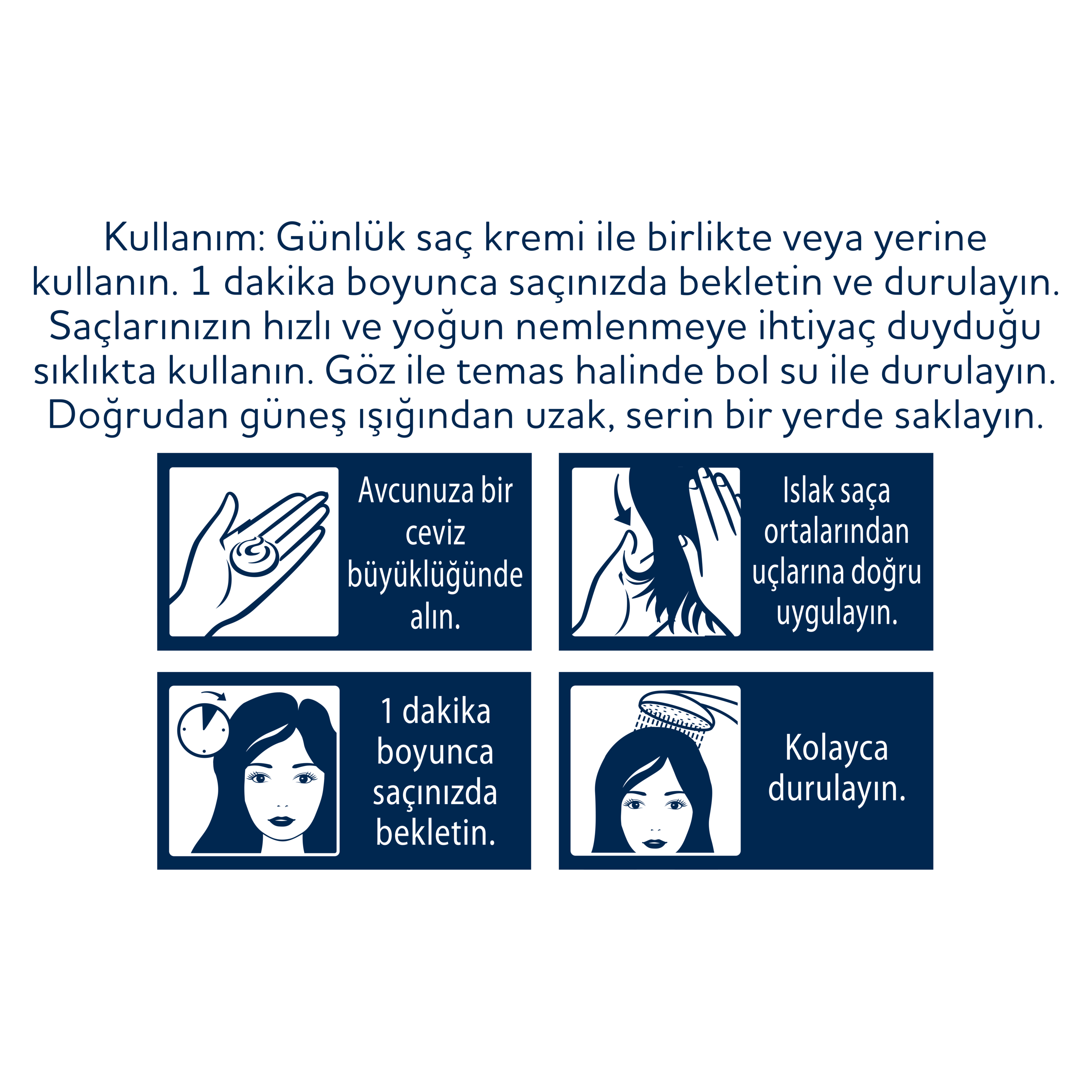 DOVE 1 Minute Serum Saç Bakım Kremi  Saç Dökülmelerine Karşı  170 ml