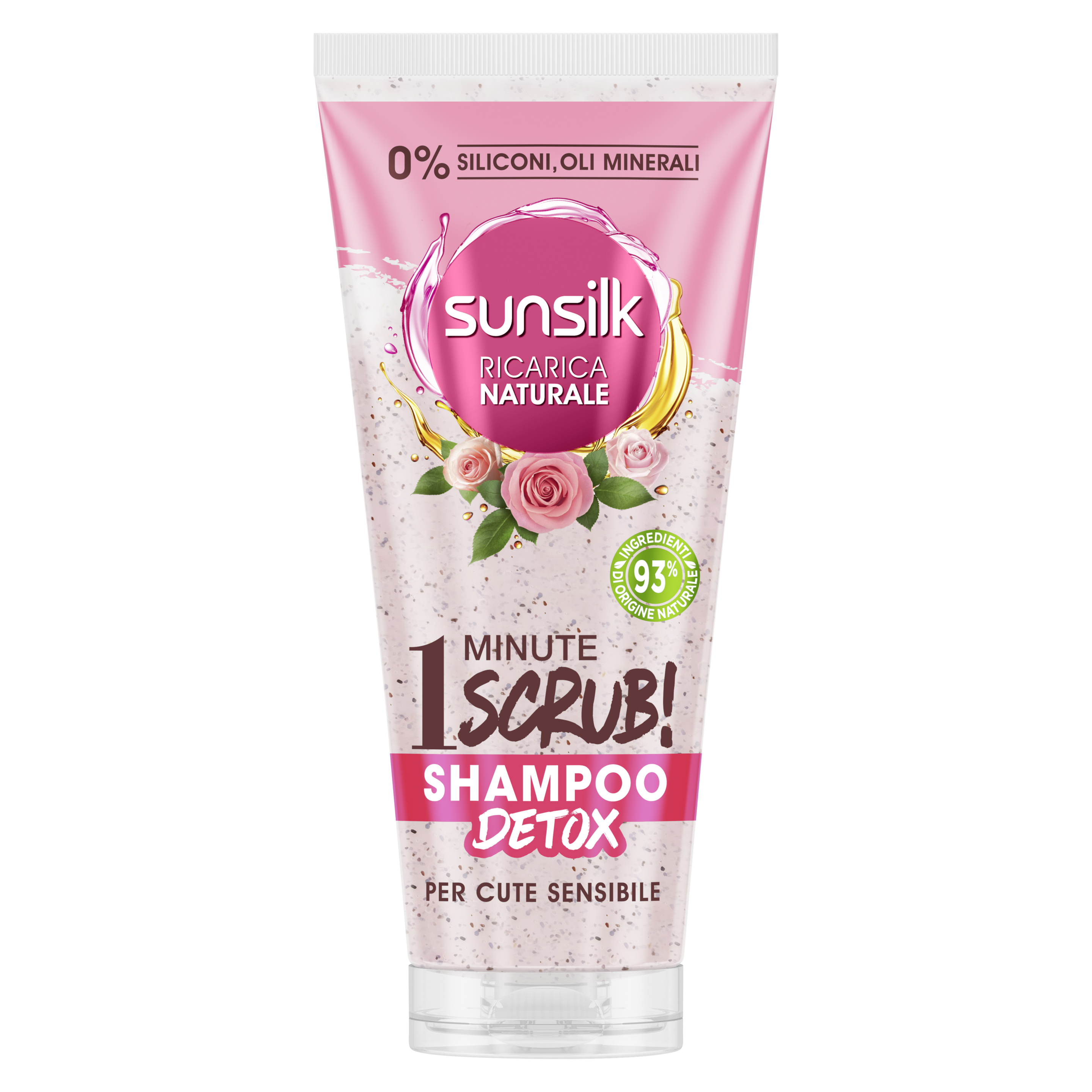 Sunsilk Ricarica Naturale Shampoo Scrub Per Cute Sensibile 200ml