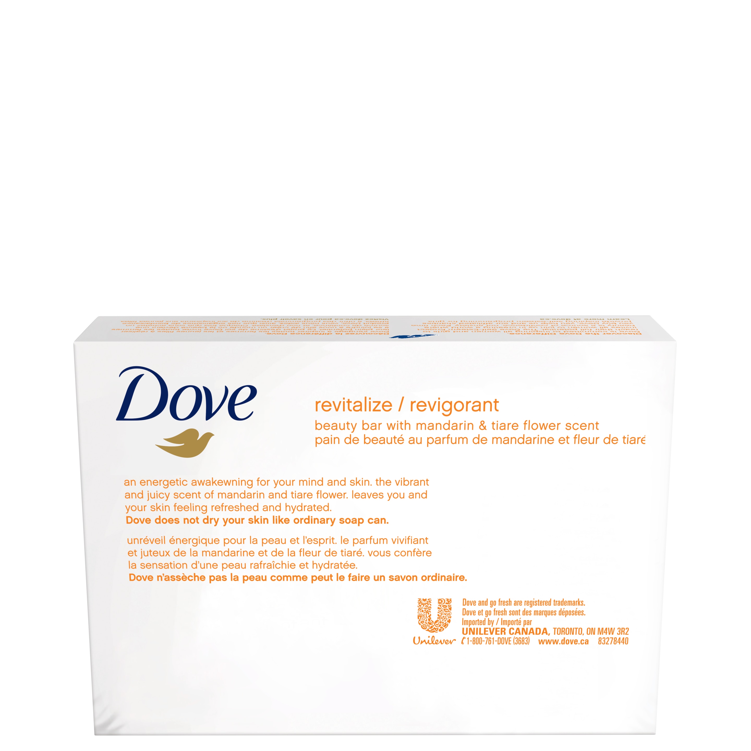 Pain de beauté Go Fresh Mandarine et fleur de tiare