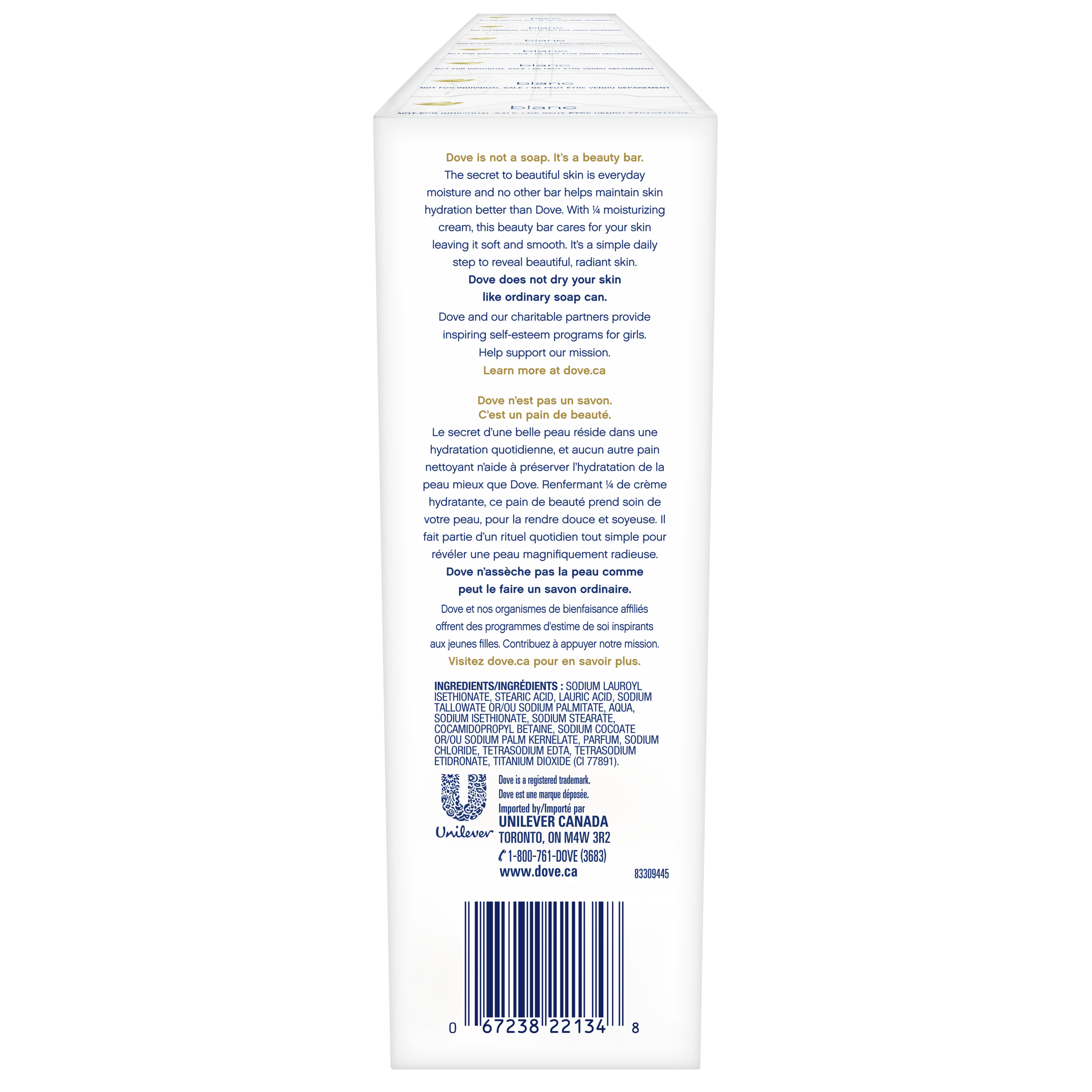 Pain de beauté blanc