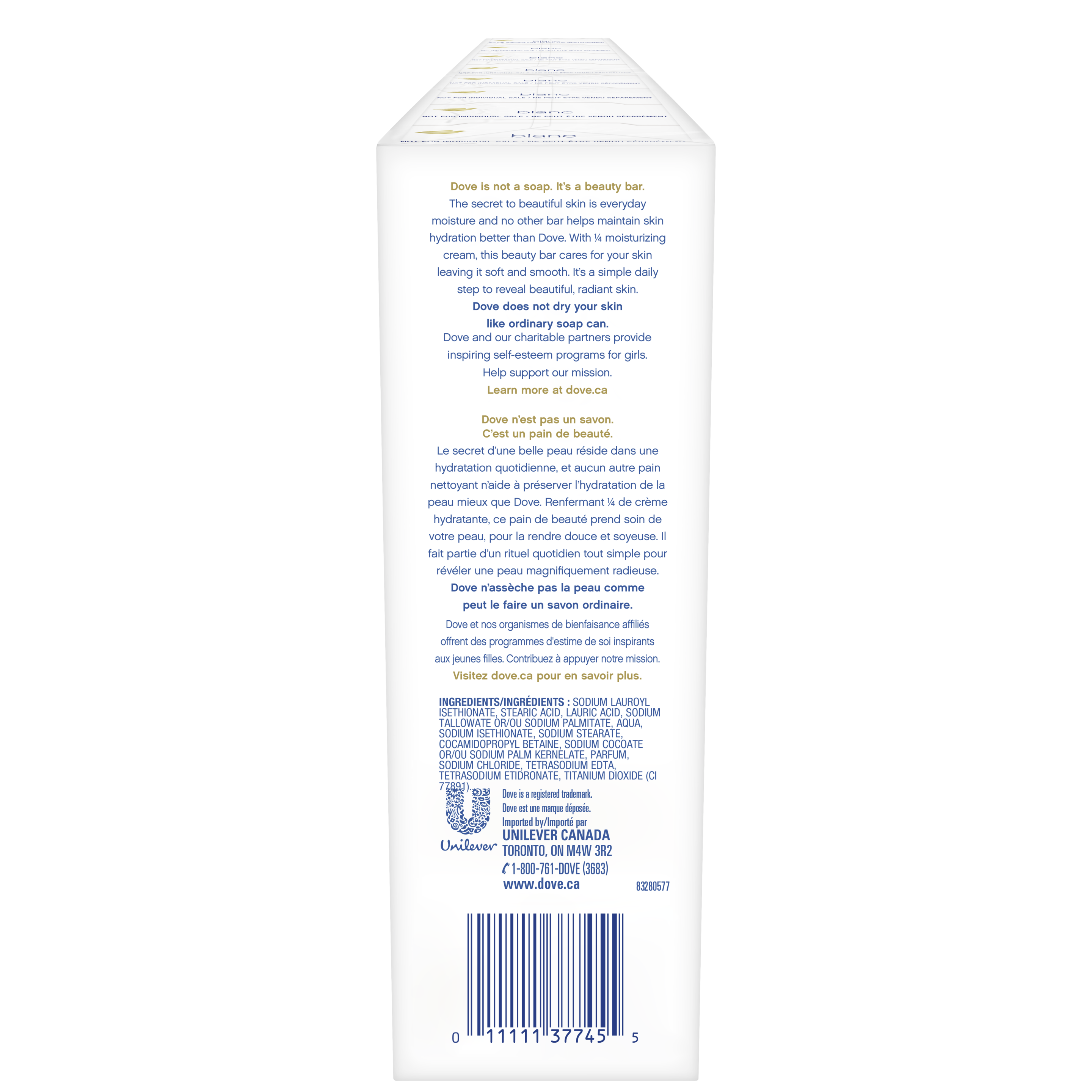Pain de beauté blanc