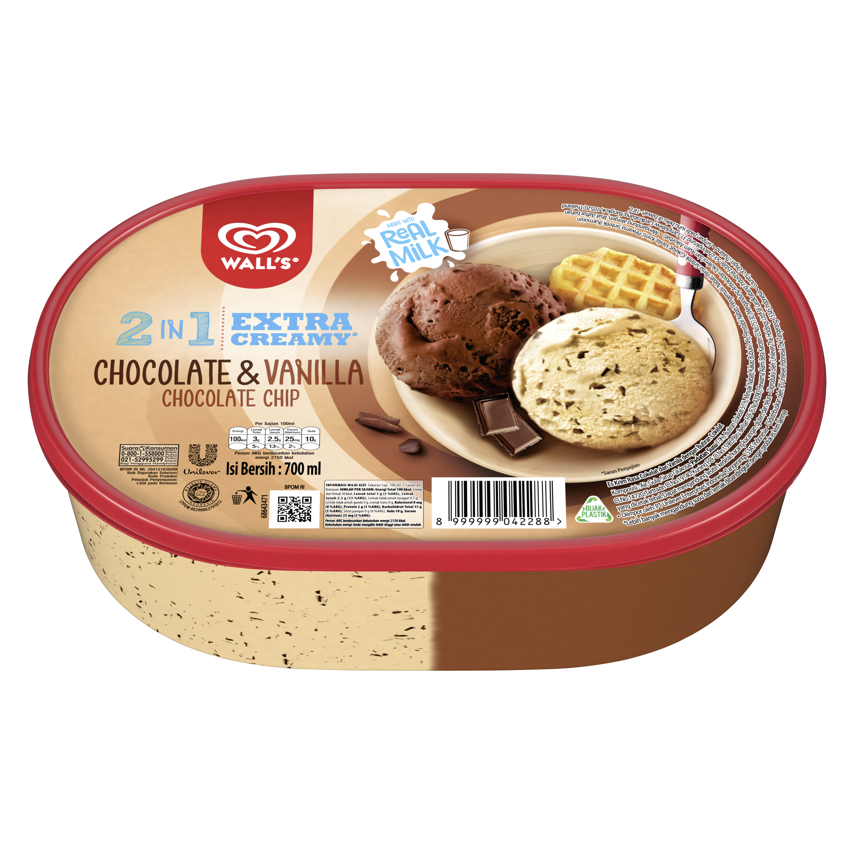 WALLS VANCHOCCHIP 2IN1