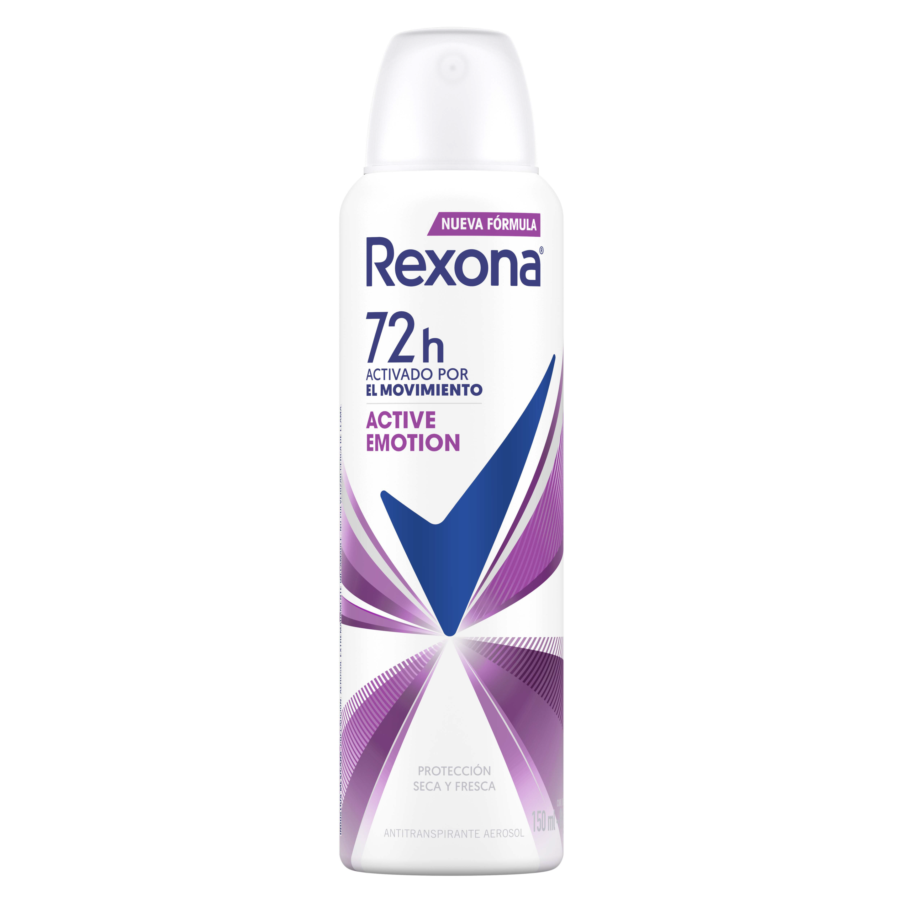 Antitranspirante Rexona ® Active Emotion en Aerosol para Mujer 150 ml