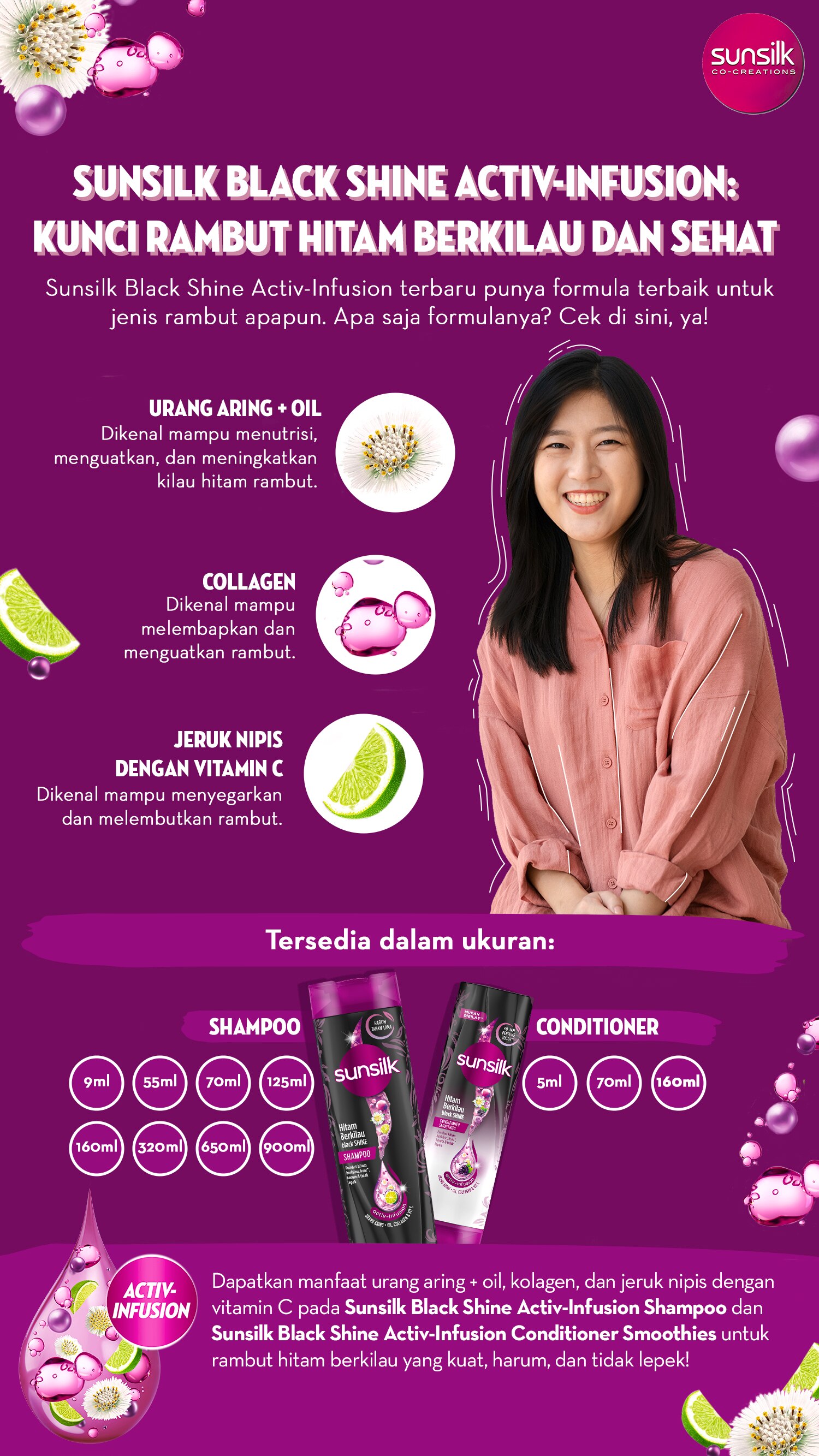 infographic shampo sunsilk black shine active-infusion