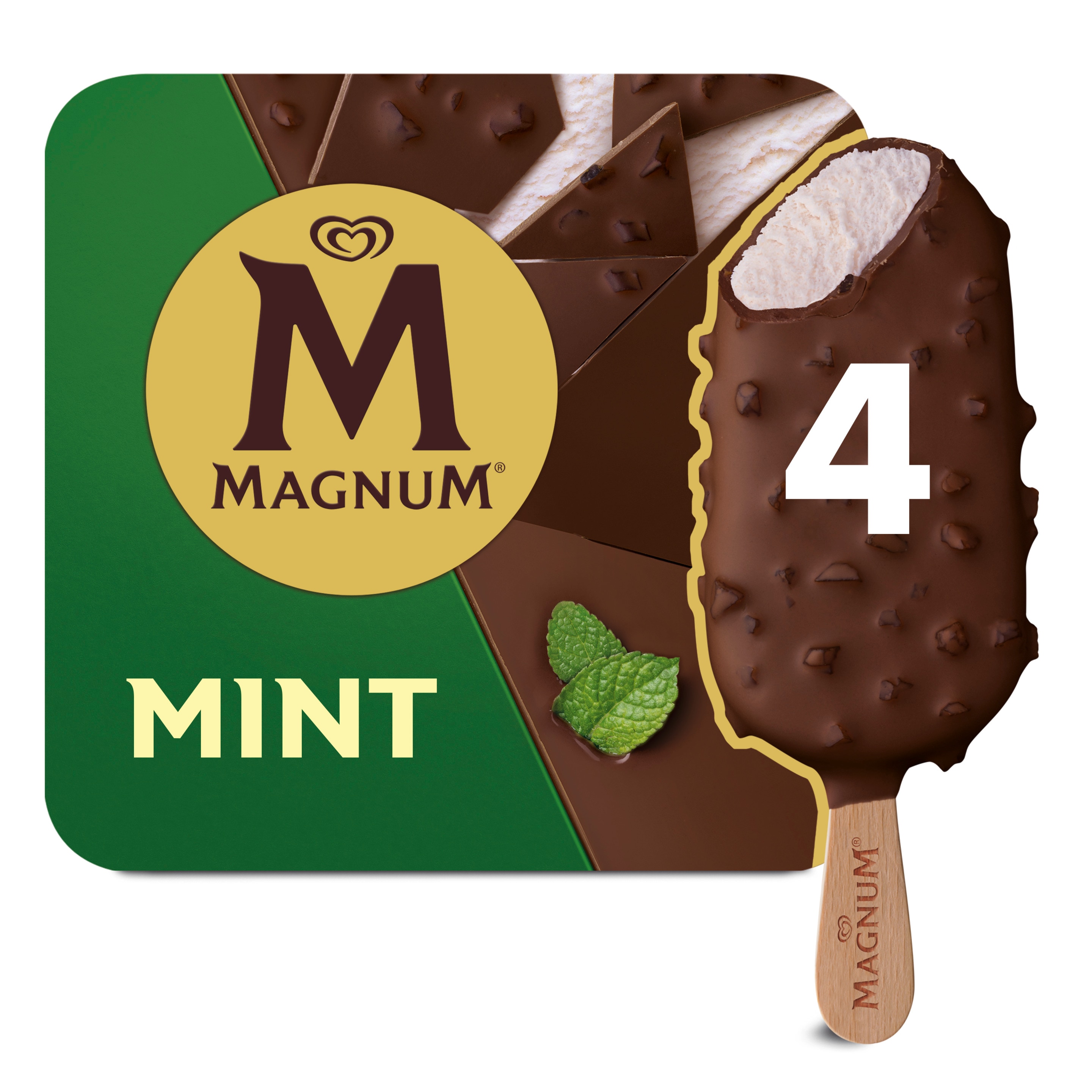 Magnum Mint Ice Cream 4 x 100ml