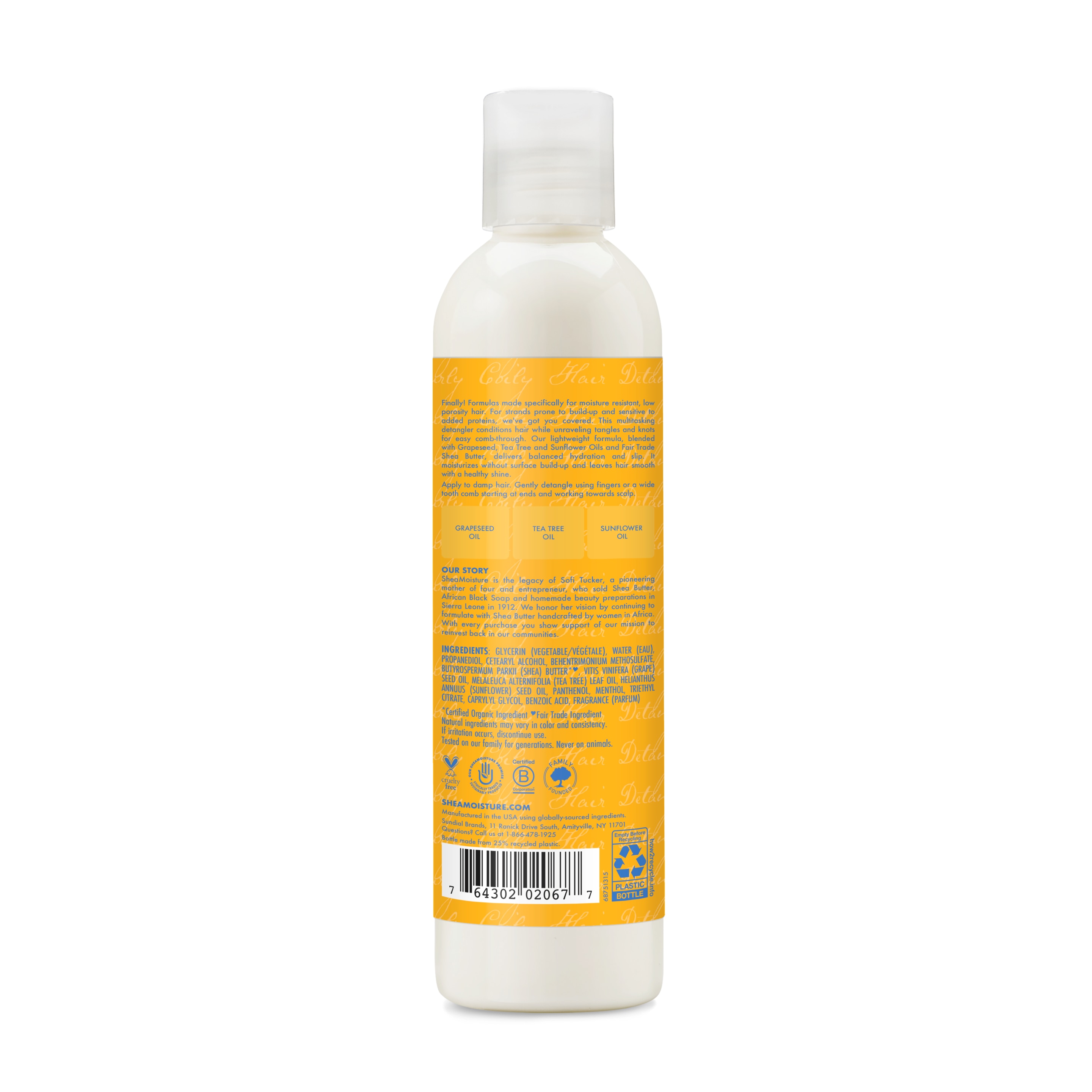 Low Porosity Weightless Leave-In Detangler 8flz