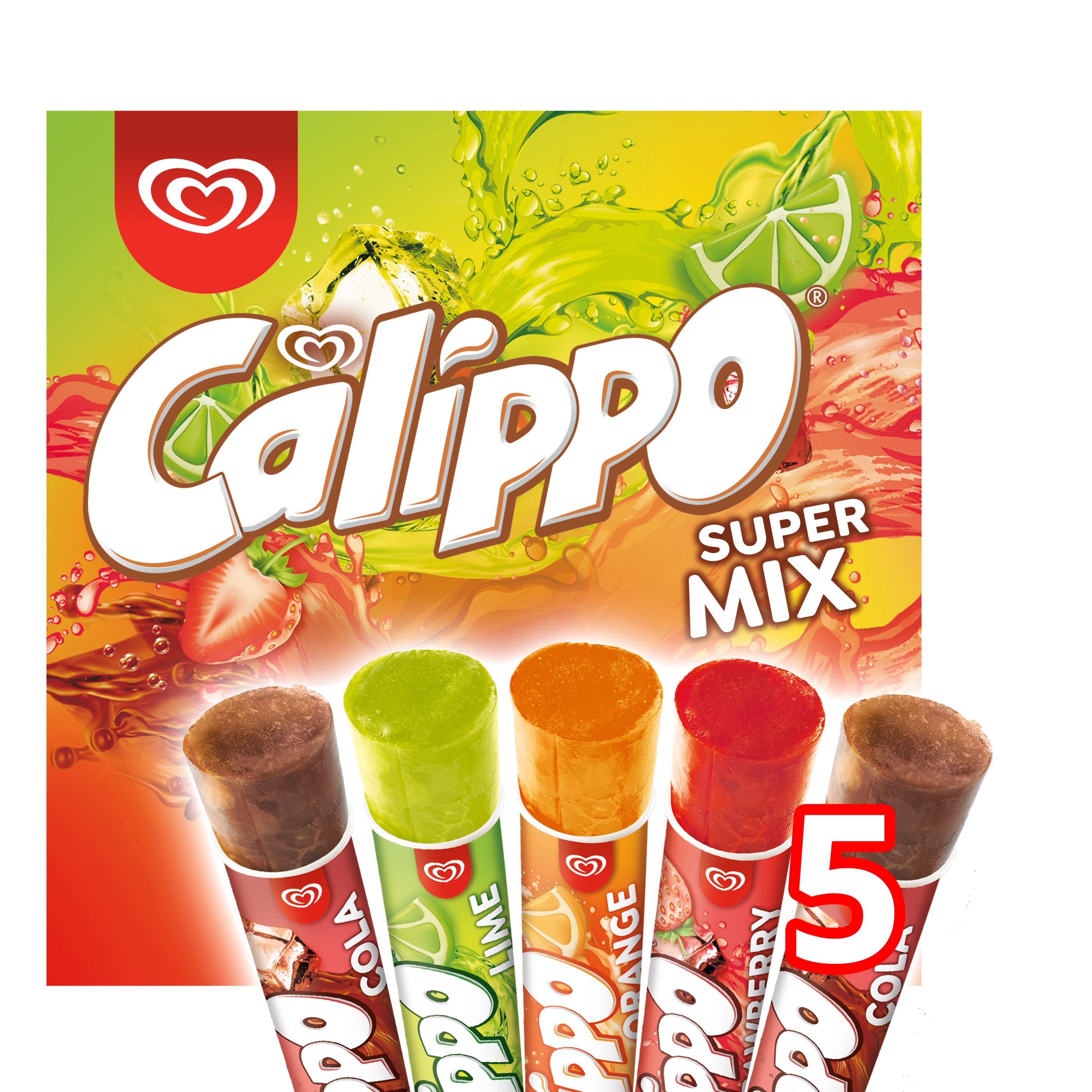 Lusso Calippo Super Mix 5 x 105ml