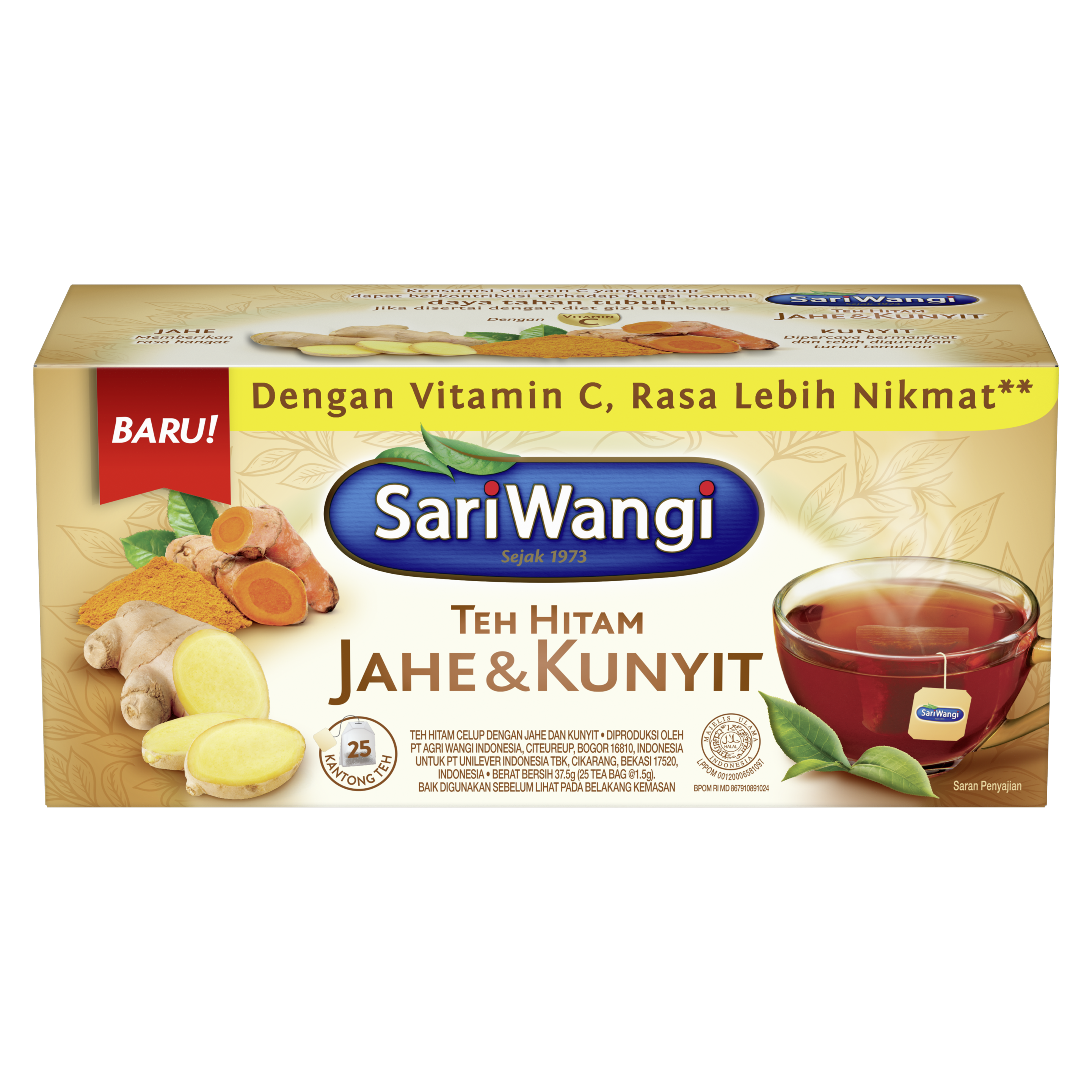 SariWangi Teh Hitam Jahe & Kunyit