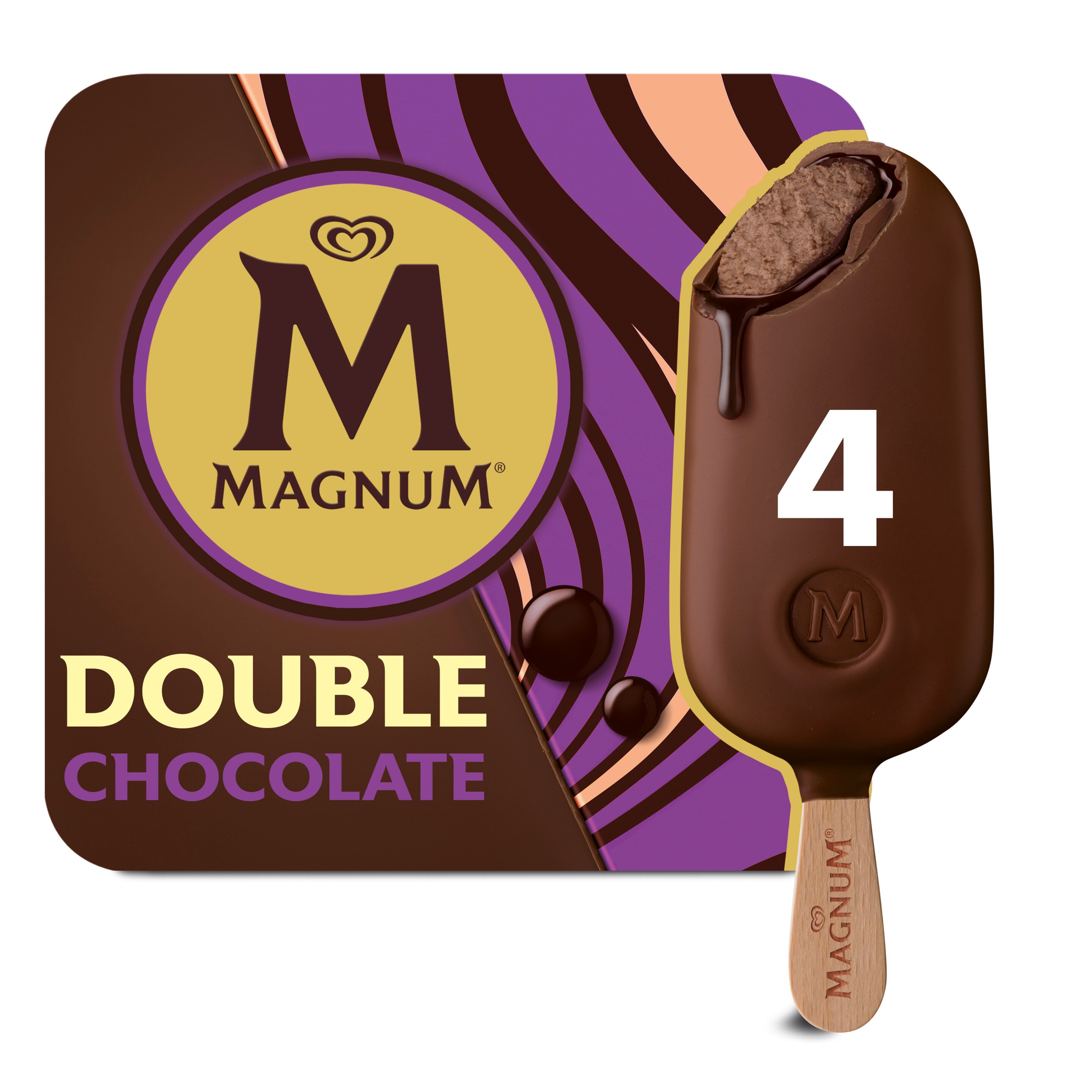 Magnum Double Chocolate Ice Cream 4 x 88ml | Magnum Ice Cream