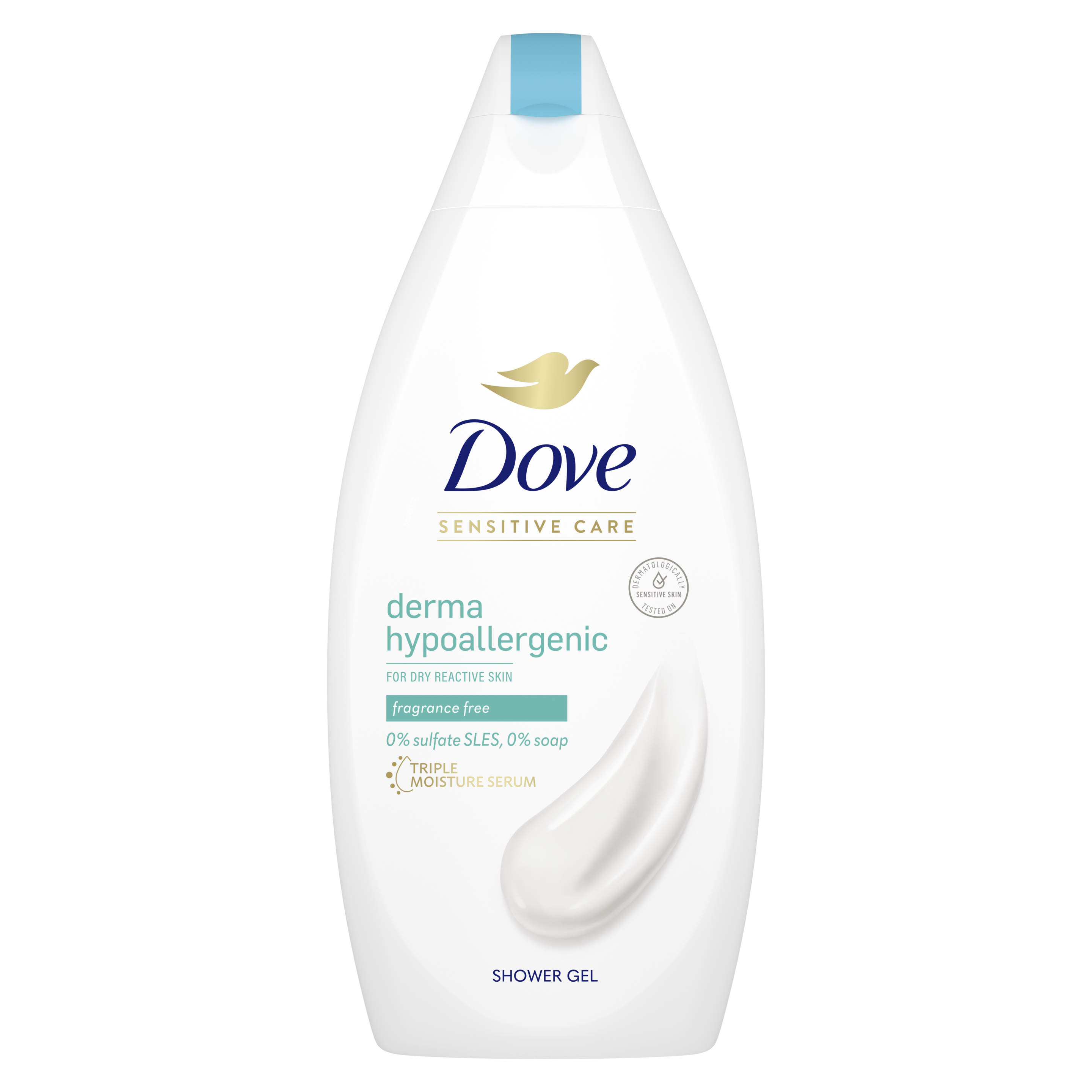 Dove Hypoallergenic Fragrance Free Shower Gel