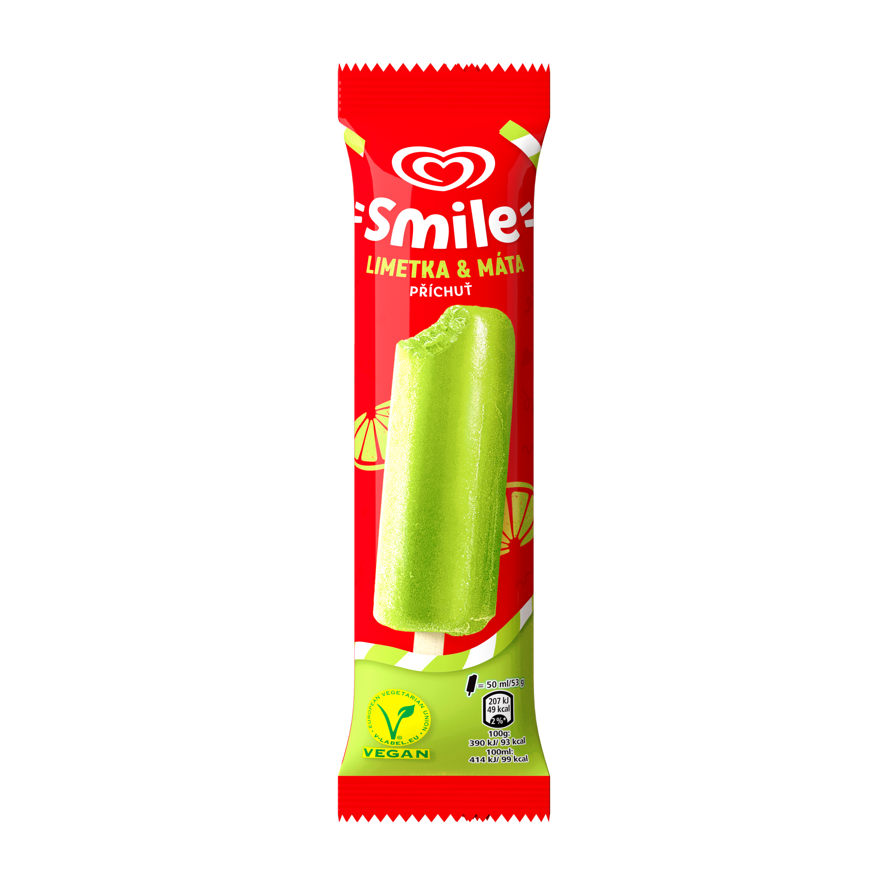 Algida Smile Cool Bezový květ / Limetka-máta 50ml