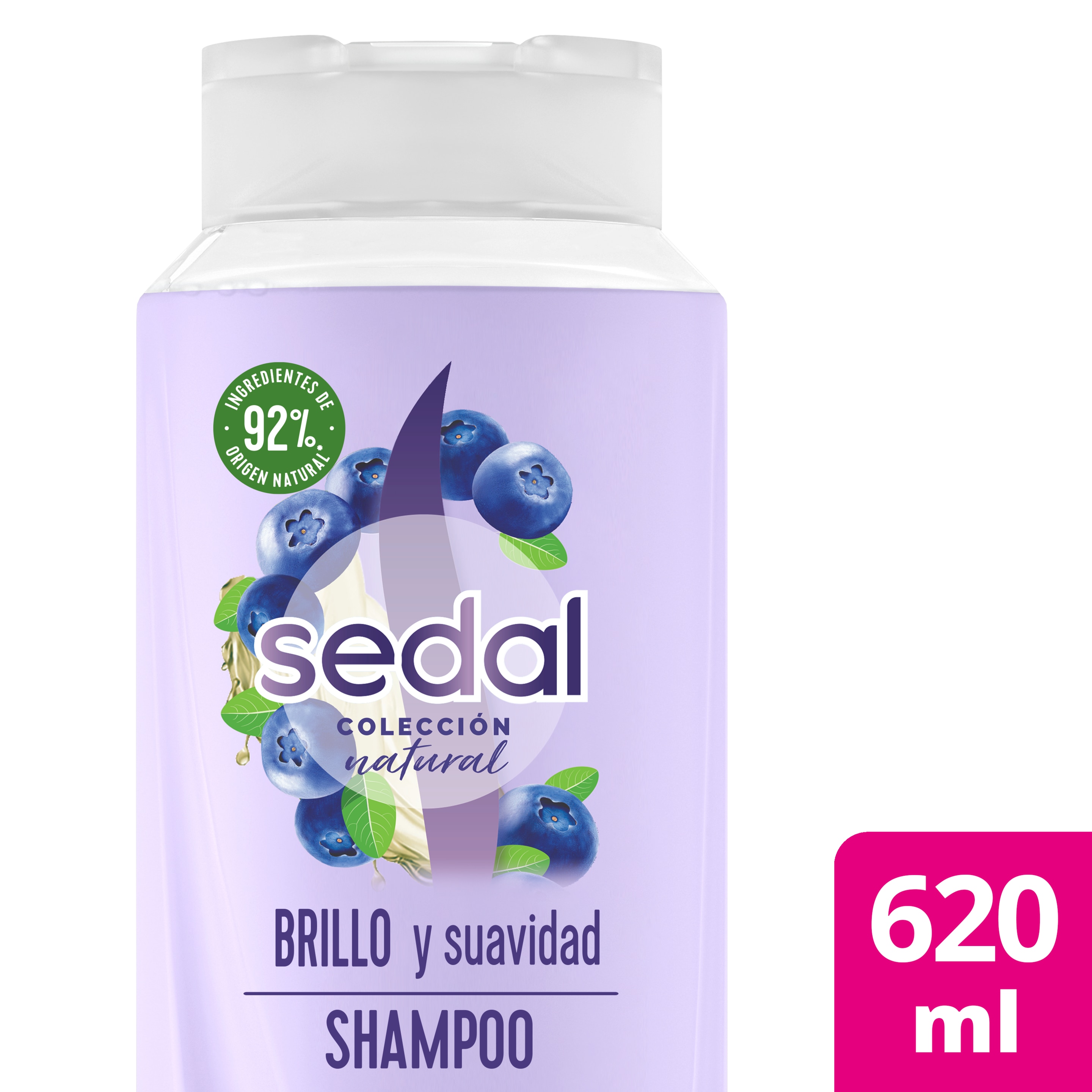 Shampoo Sedal Brillo y Suavidad Arándano y Óleos 620ml